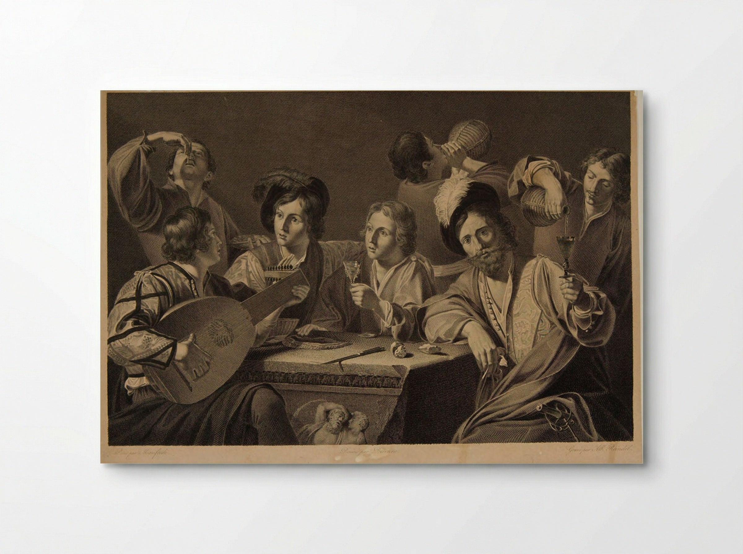 Drinking Bout - Albrecht Christoph Reindel - Poster