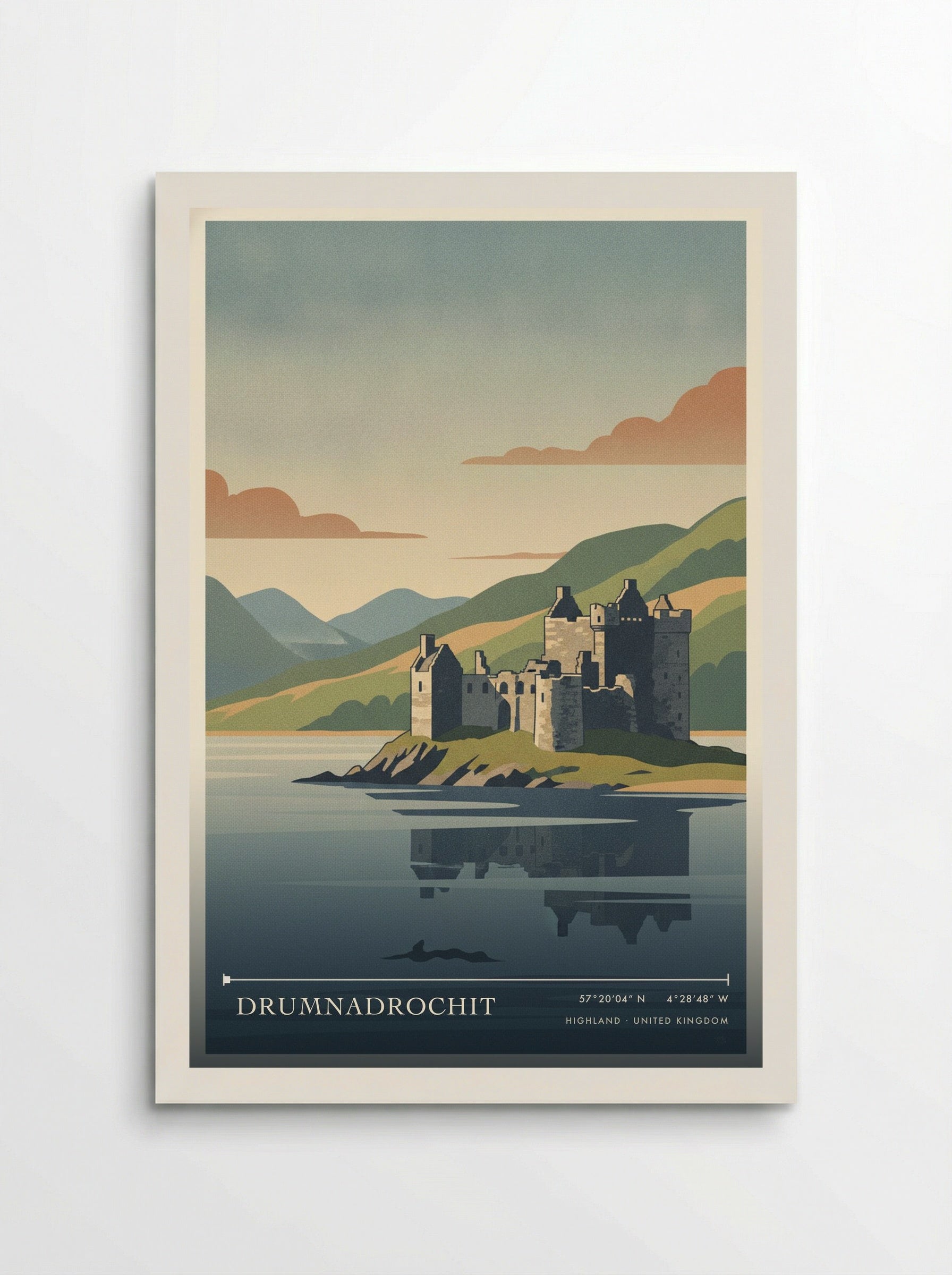 Drumnadrochit Highland United Kingdom Travel Poster - Poster