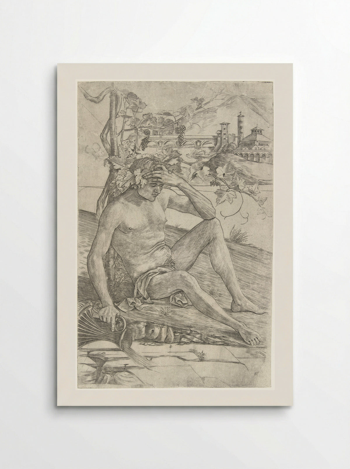 Drunken Bacchus - Girolamo Mocetto - Poster
