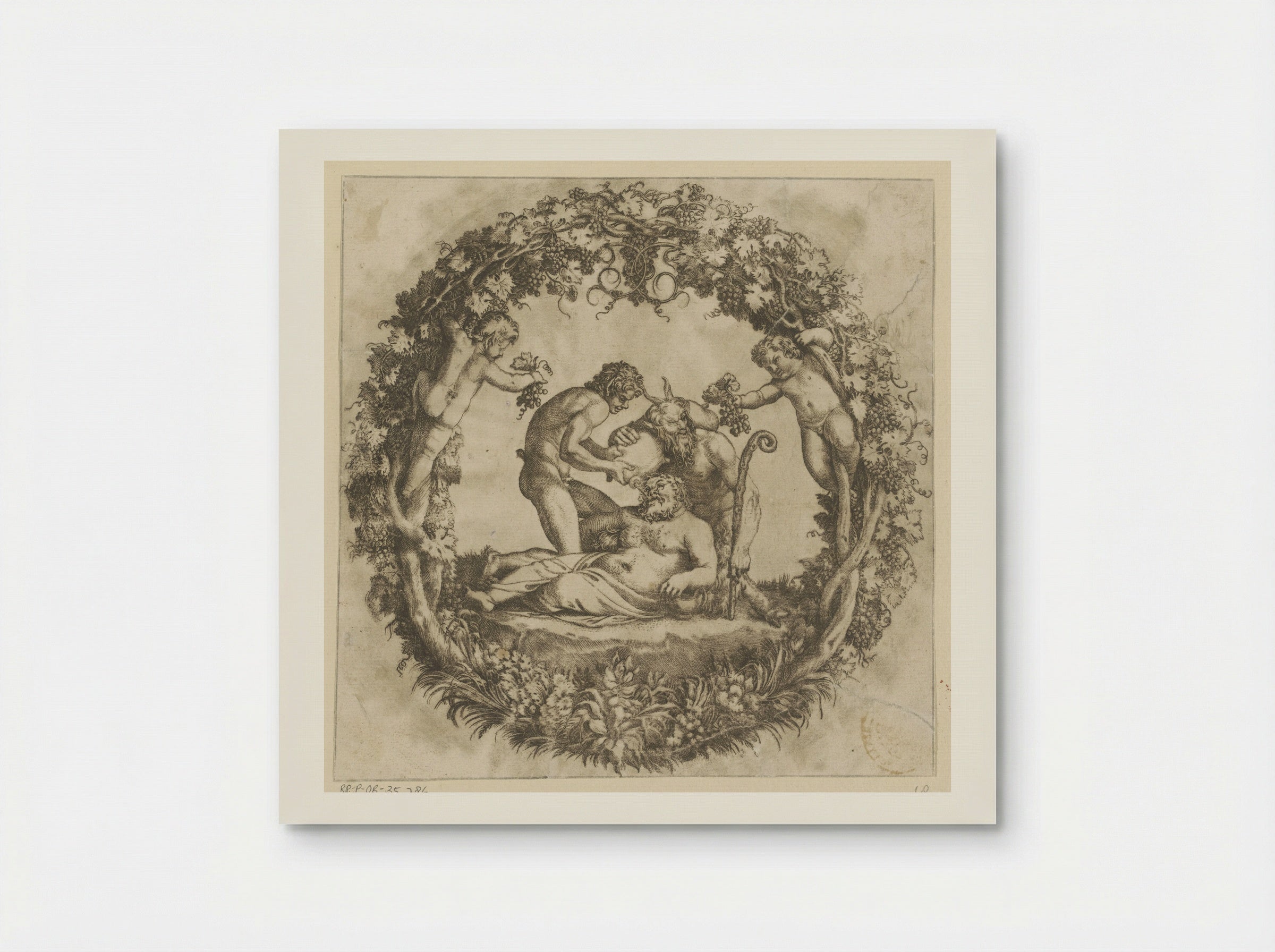 Drunken Silenus - Annibale Carracci - Poster