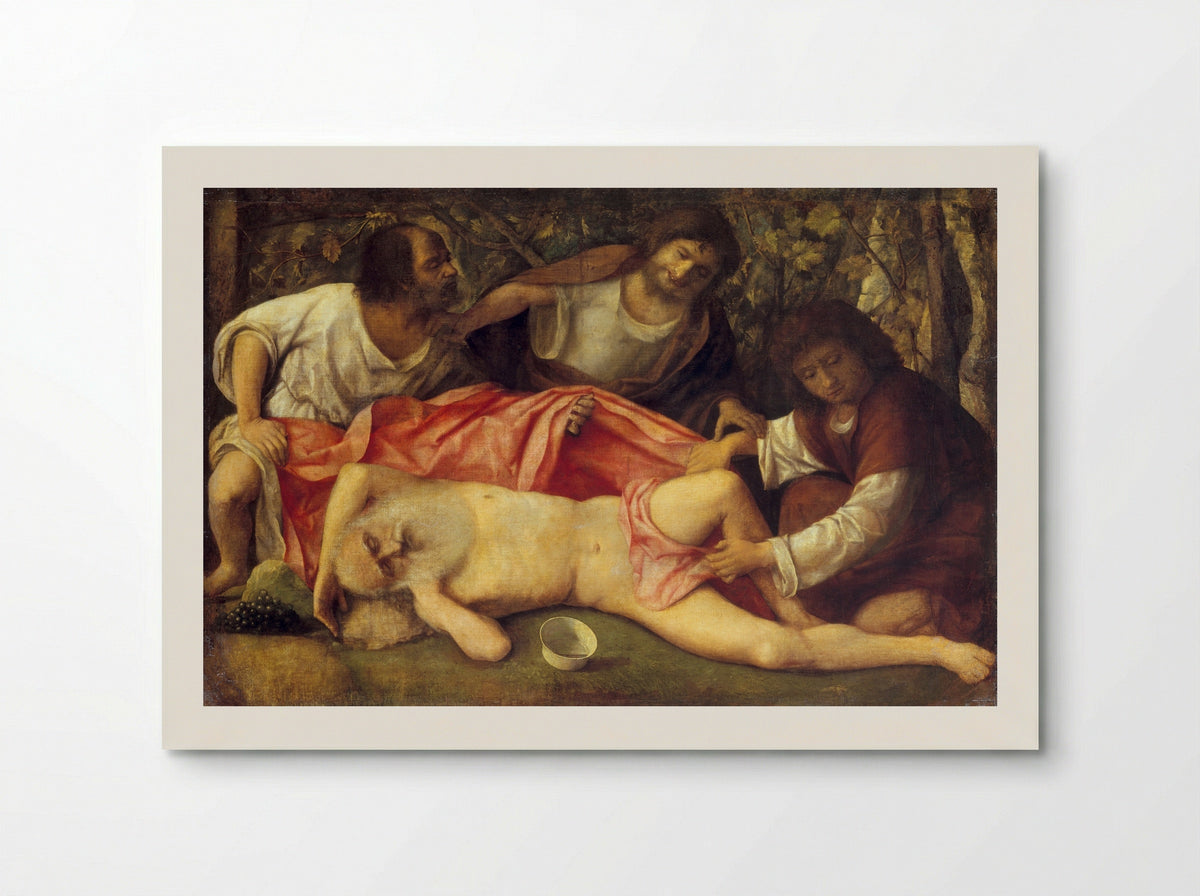 Drunkenness of Noah - Giovanni Bellini - Poster