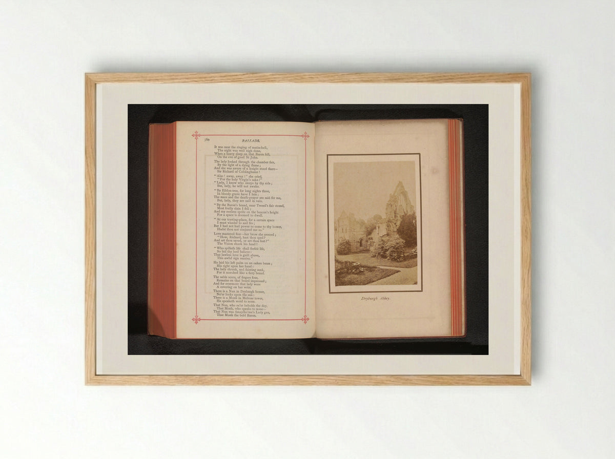 Dryburgh Abbey - George Washington Wilson - Framed Print Wood