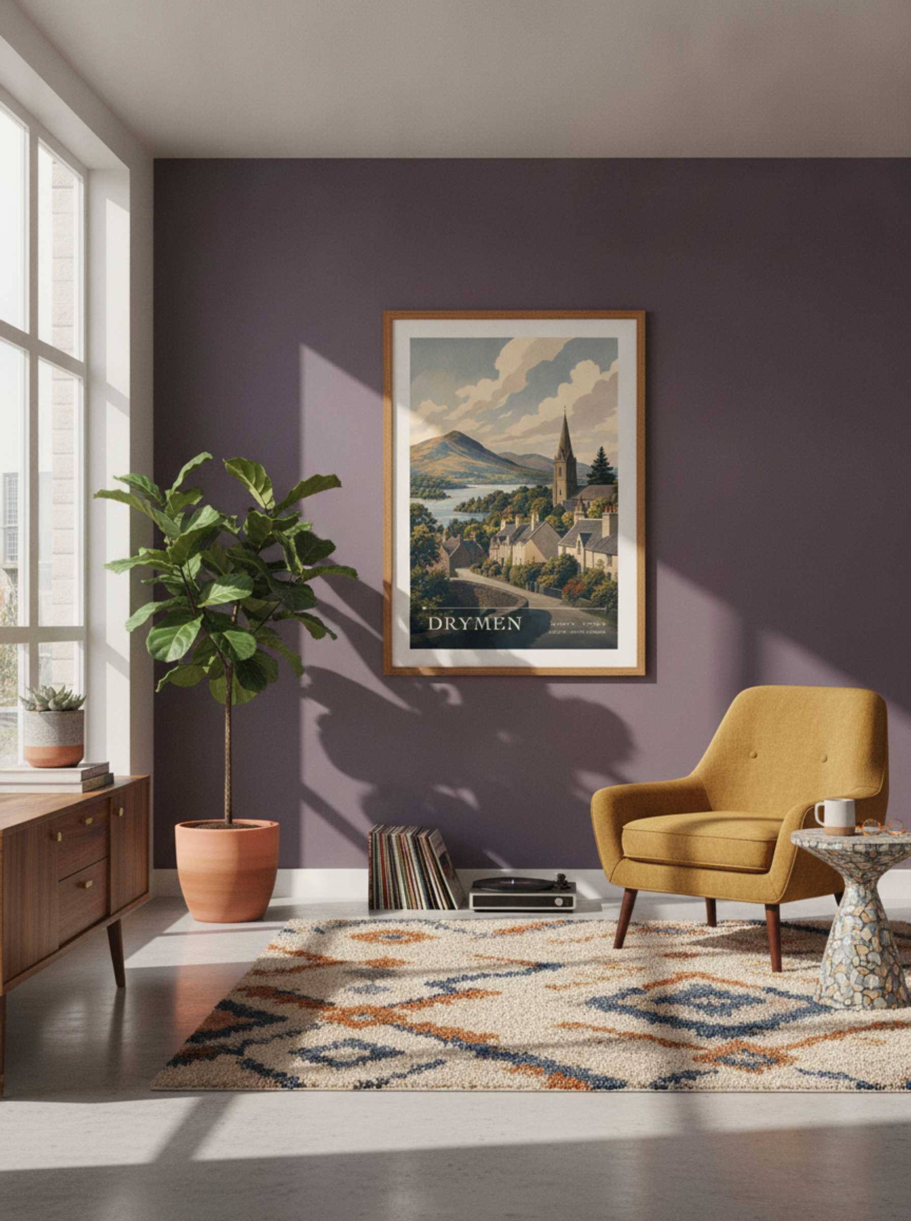 Drymen Stirling United Kingdom Travel Poster - Lifestyle