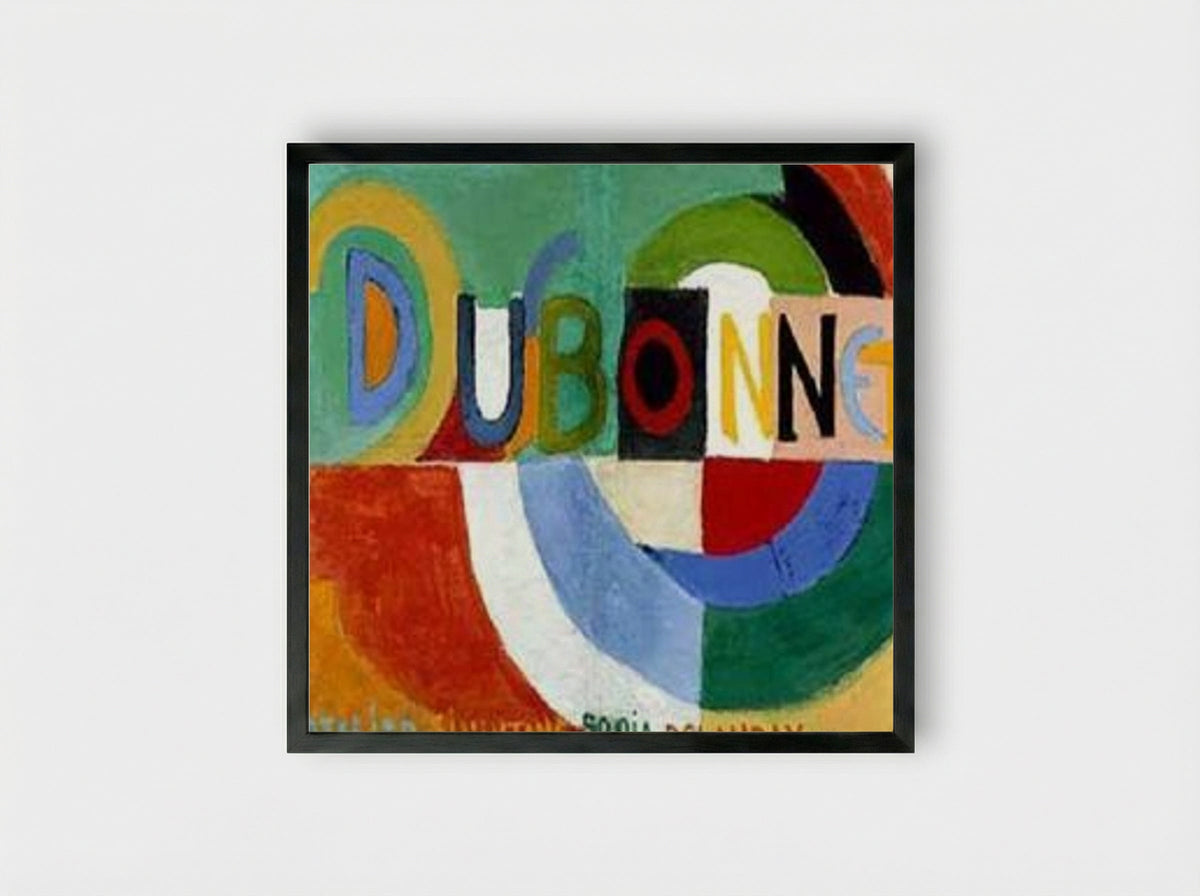Dubonnet - Sonia Delaunay - Framed Print Black