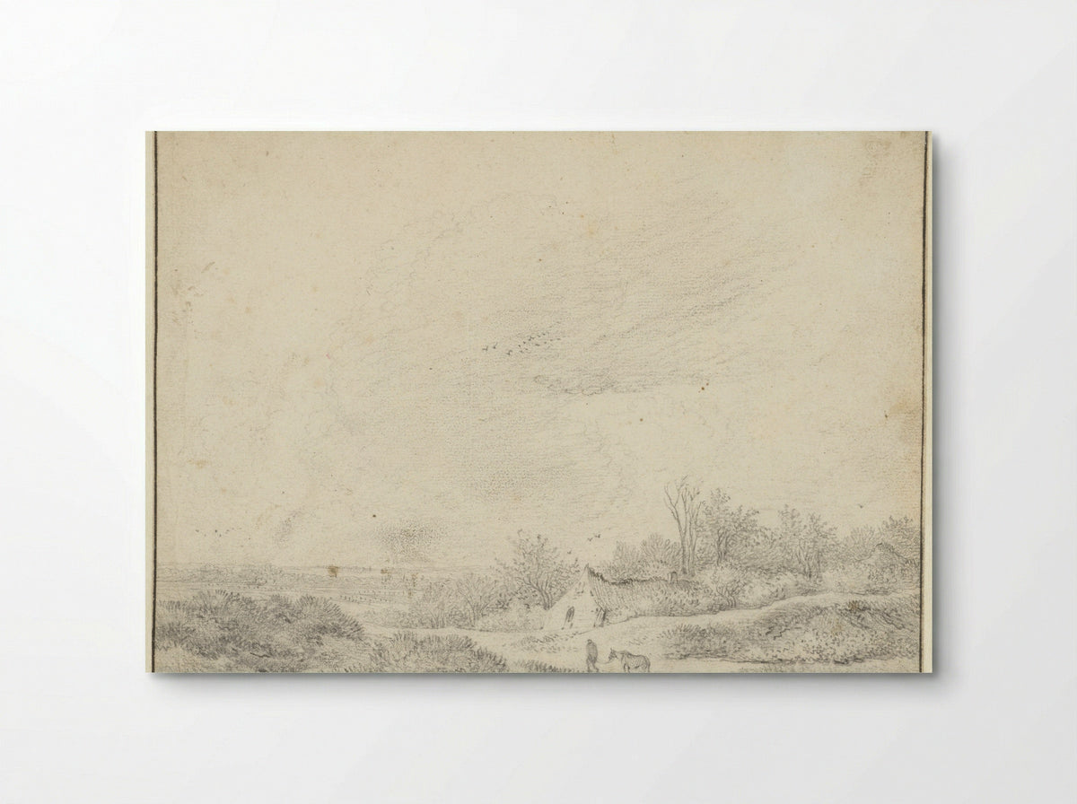 Duinlandschap met boerderijen - Guillam Du Bois - Poster