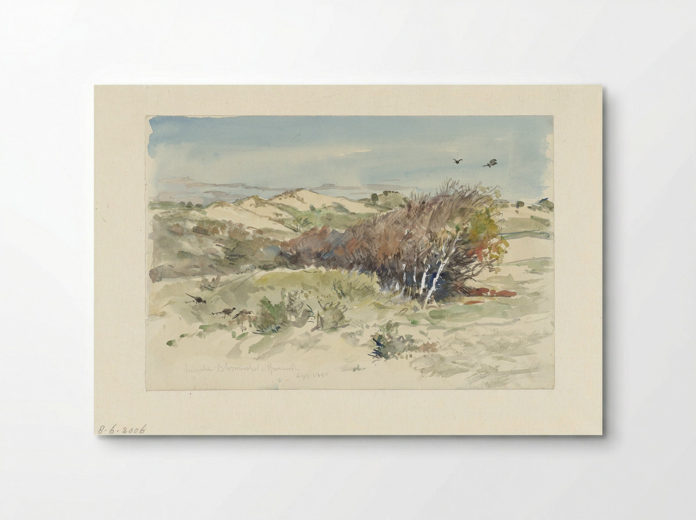 Duinlandschap tussen Bloemendaal en IJmuiden - Jan Hoynck van Papendrecht - Poster