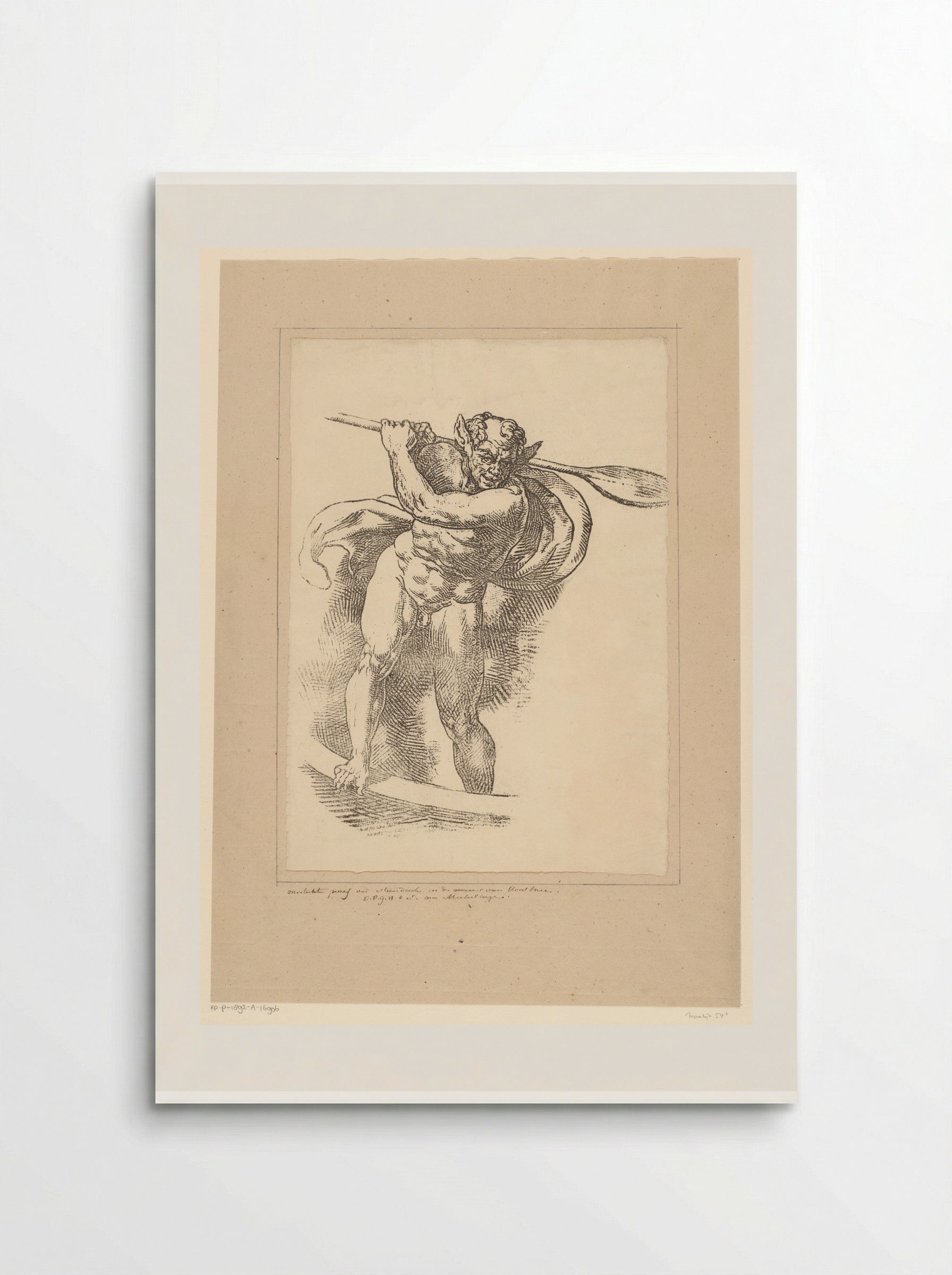 Duivelsfiguur (Devil Figure) - David Pièrre Giottino Humbert de Superville - Poster