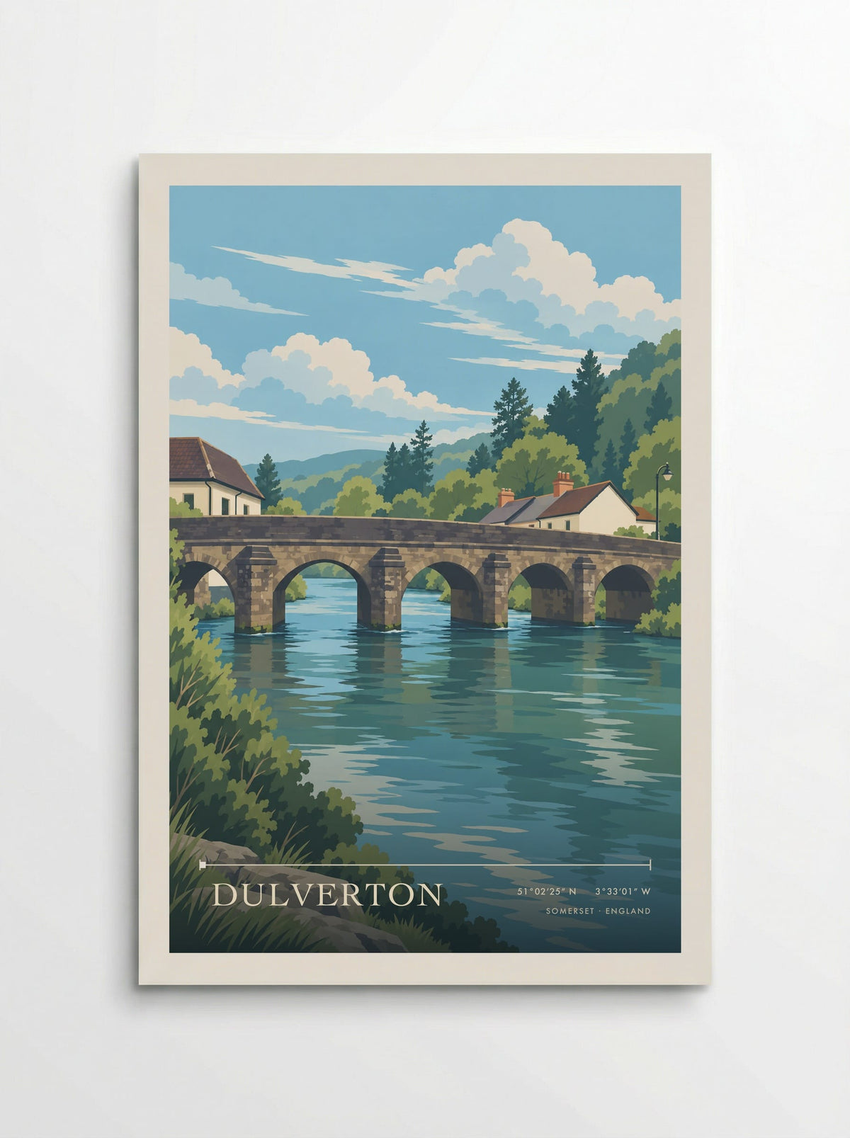 Dulverton, Somerset | Travel Poster - Poster