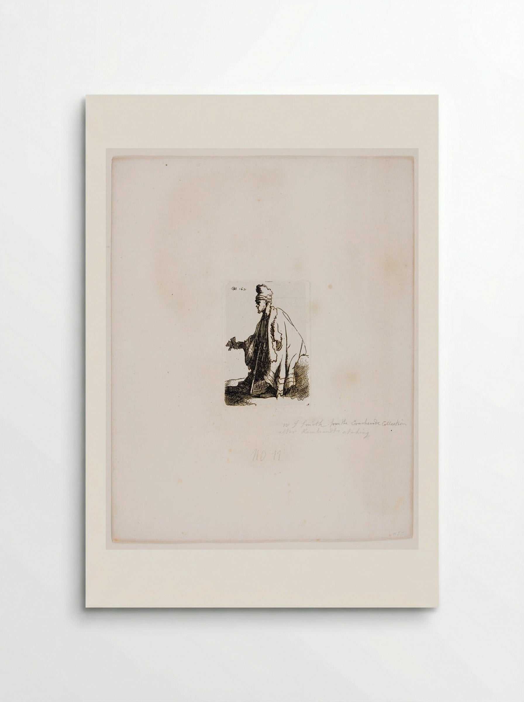 Dumb Beggar (After Rembrandt) - William James Smith - Poster