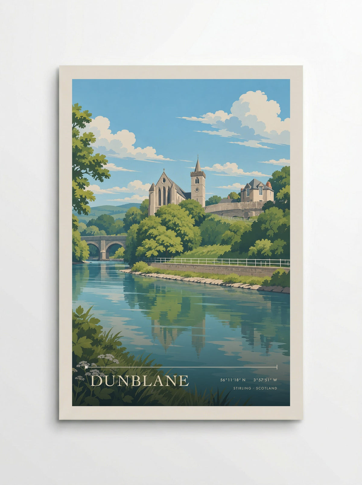 Dunblane, Stirling | Travel Poster - Poster