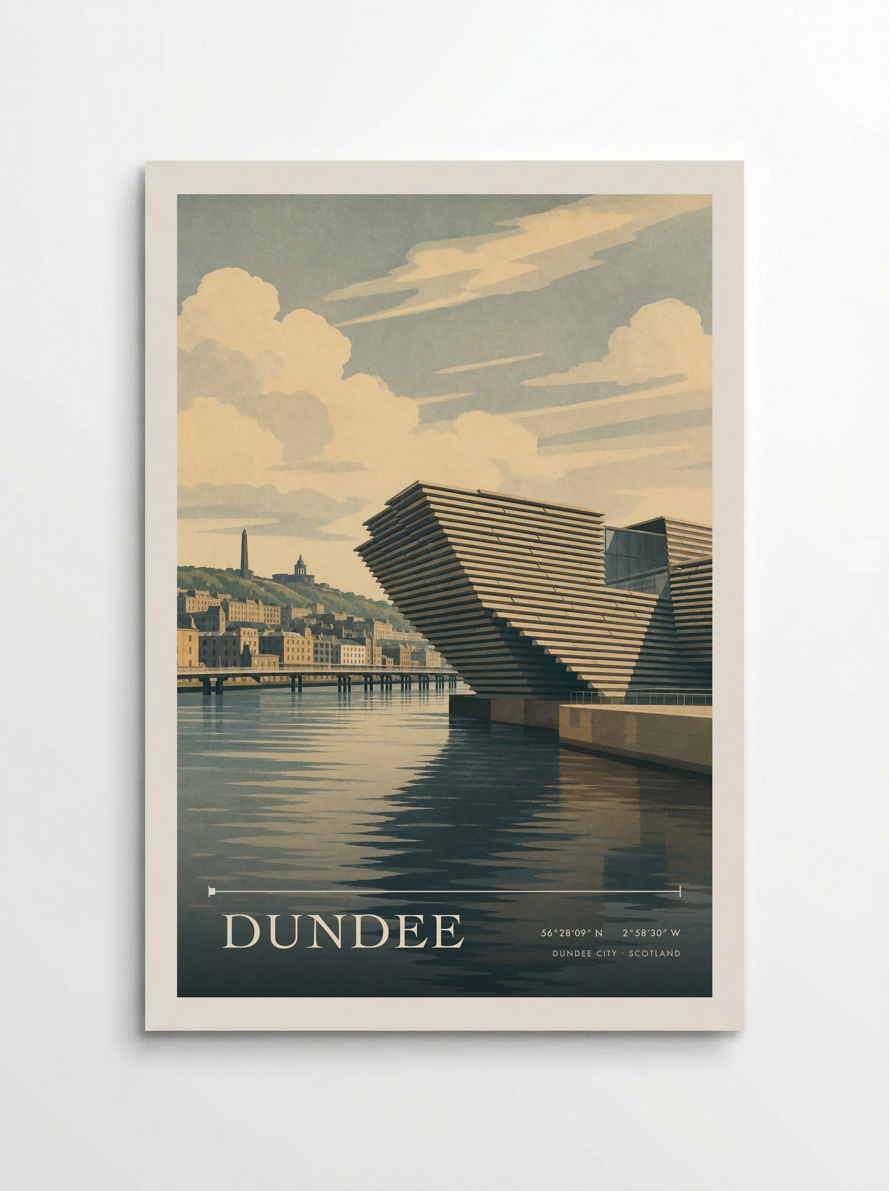 Dundee Dundee City Scotland Travel Poster - Poster