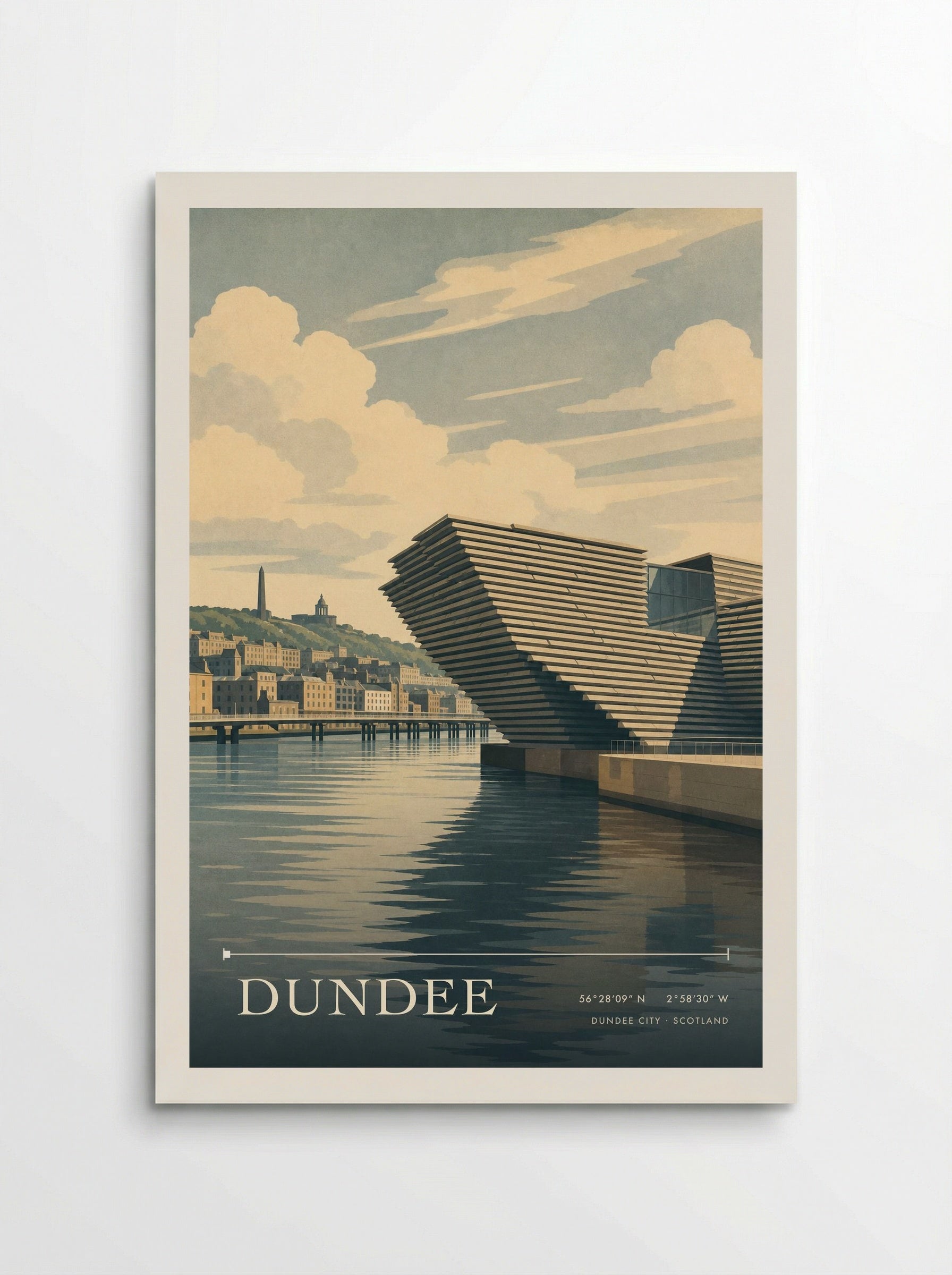 Dundee Dundee City Scotland Travel Poster - Poster