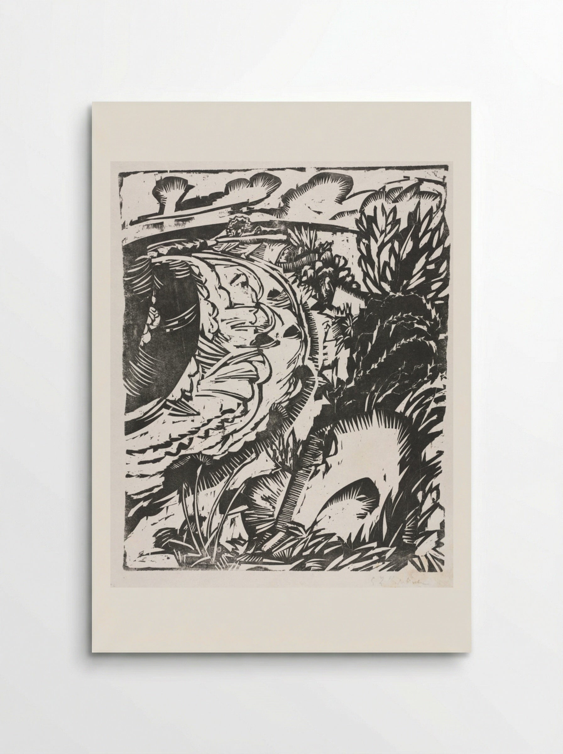 Dune Landscape with a Curving Bay - Ernst Ludwig Kirchner - Poster