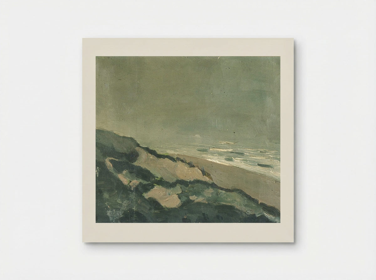 Dunes and sea - Theo van Doesburg - Poster