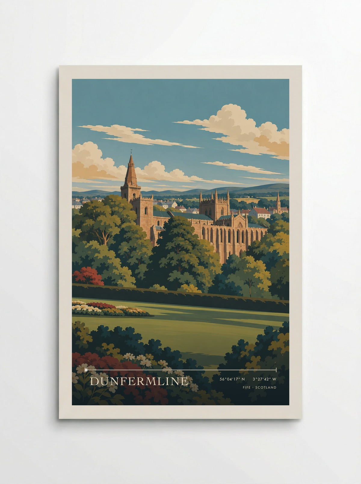 Dunfermline, Fife | Travel Poster - Poster