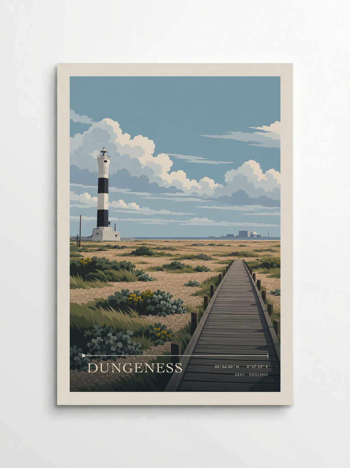 Dungeness, Kent | Travel Poster - Poster