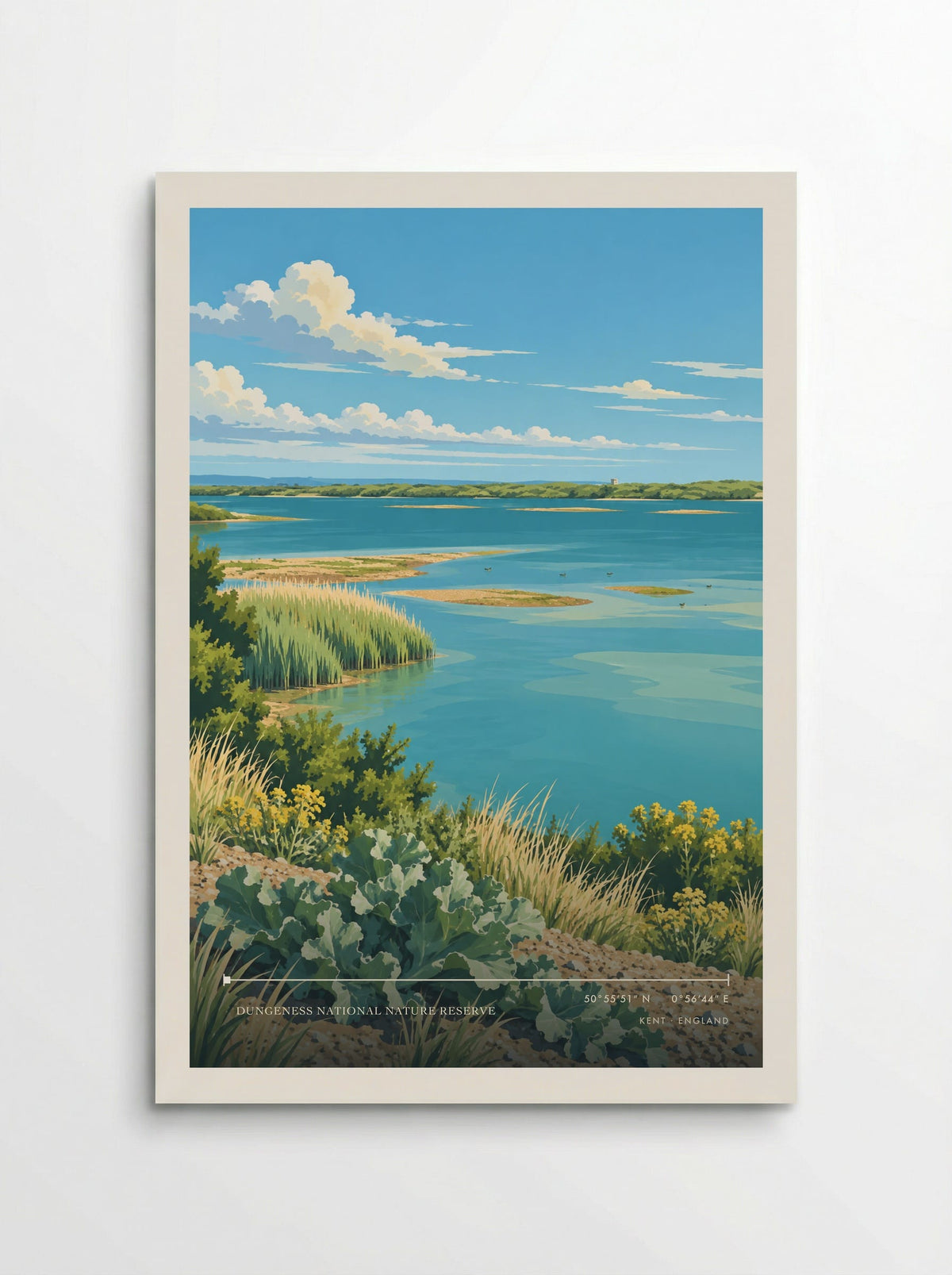 Dungeness National Nature Reserve, Kent | Travel Poster - Poster