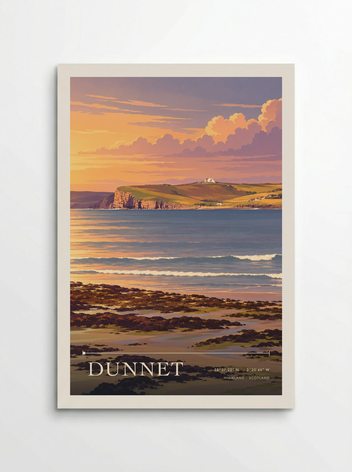 Dunnet, Highland | Travel Poster - Poster