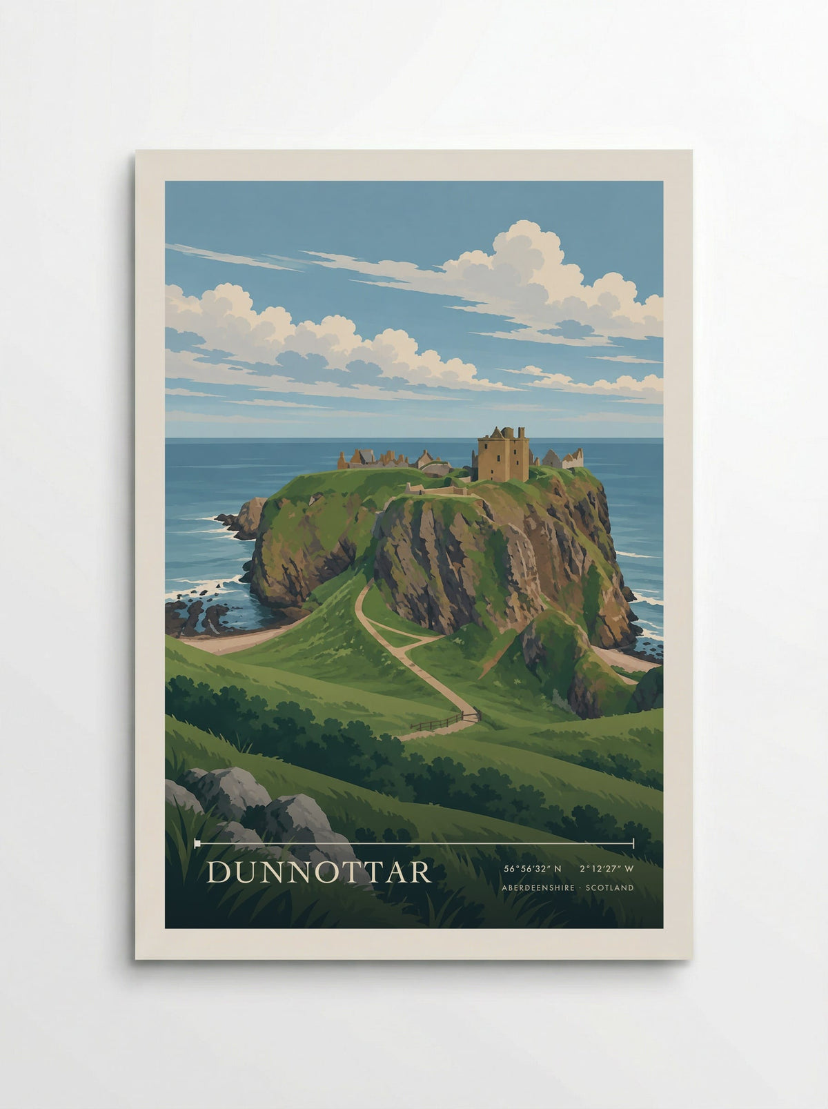 Dunnottar, Aberdeenshire | Travel Poster - Poster