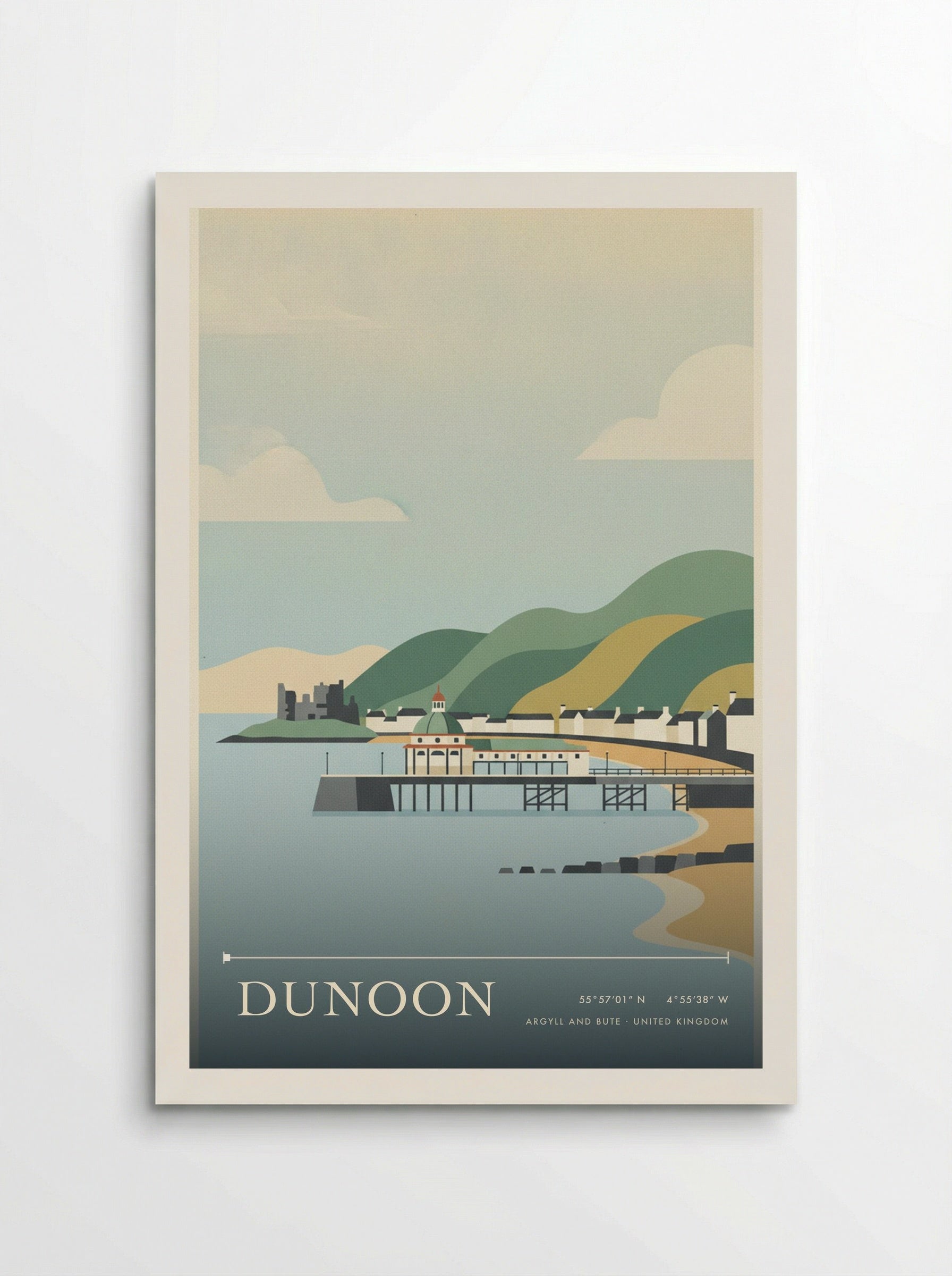 Dunoon Argyll and Bute United Kingdom Travel Poster - Poster