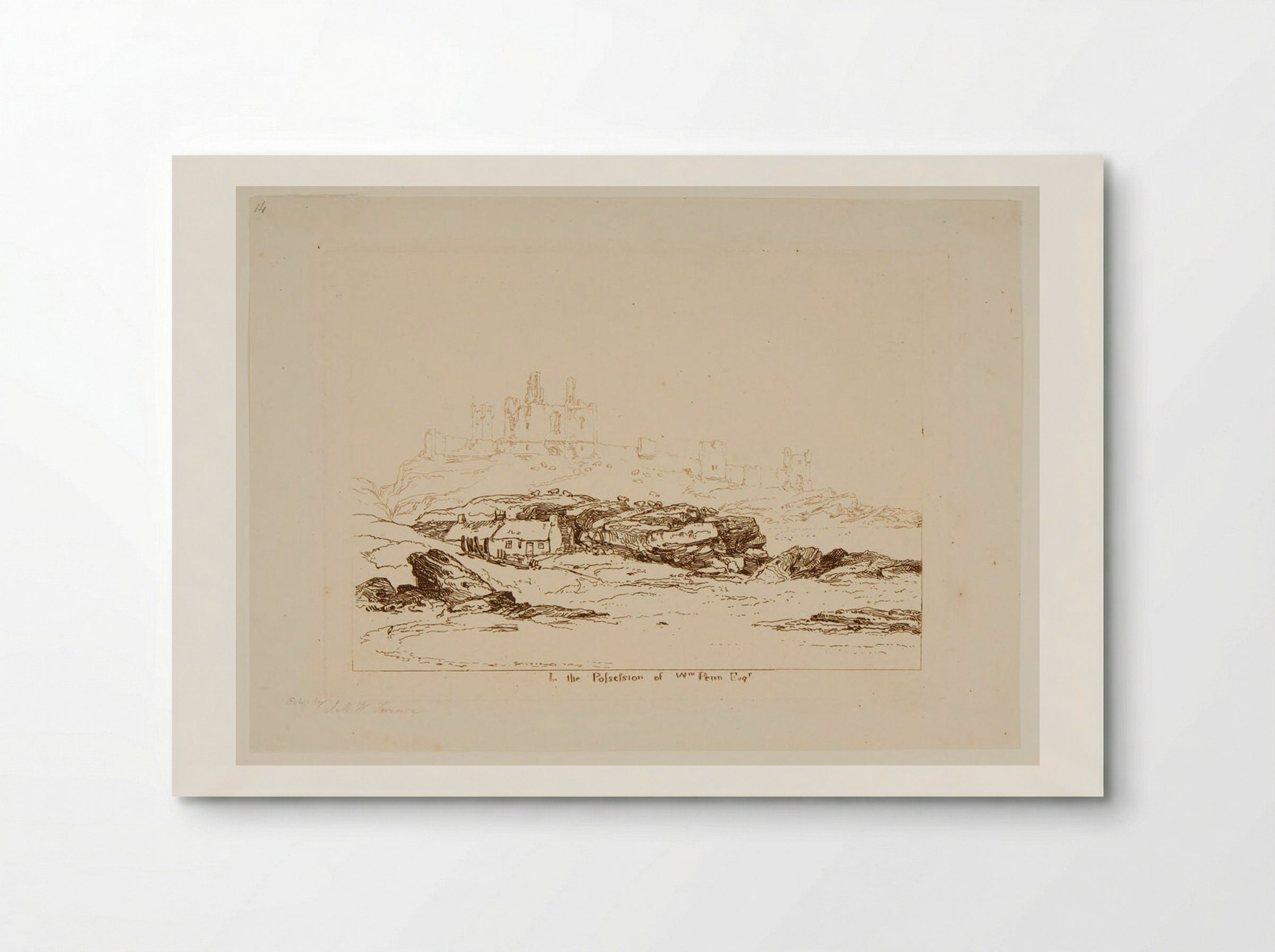 Dunstanborough Castle - Charles Turner - Poster