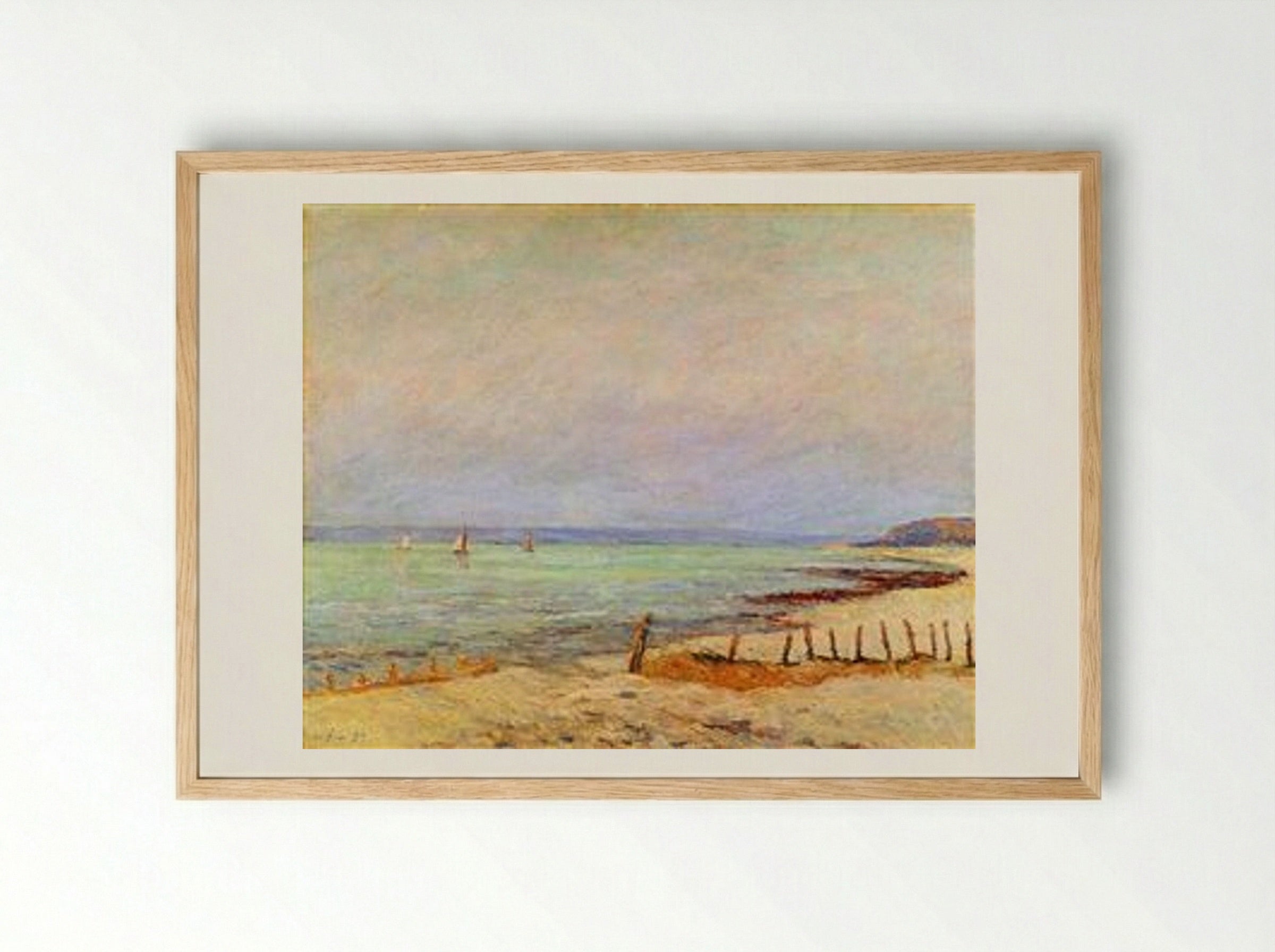 Dusk - Maxime Maufra - Framed Print Wood
