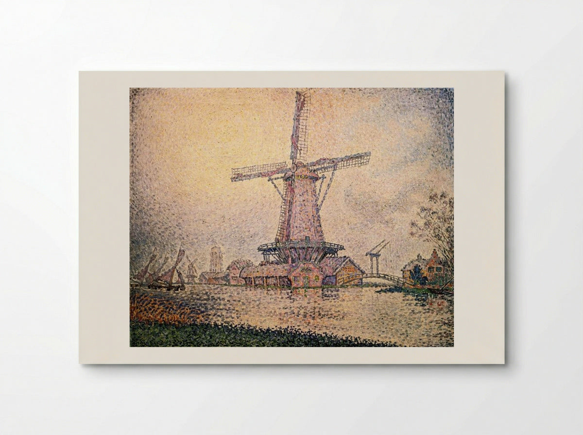 Dutch Mill at Edam - Paul Signac - Poster