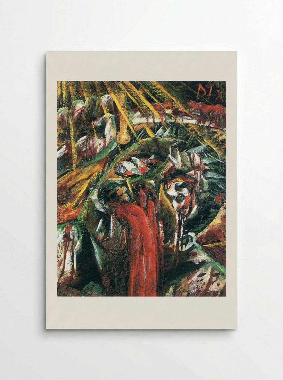 Dying Warrior - Otto Dix - Poster