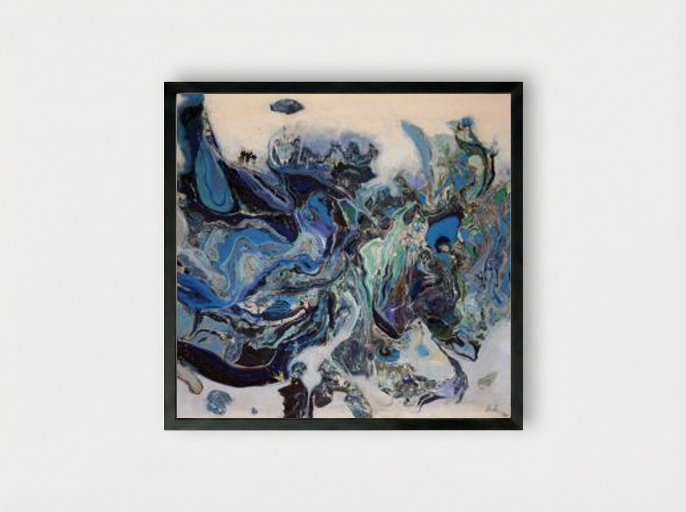 Dynamic Universe I - Romul Nutiu - Framed Print Black