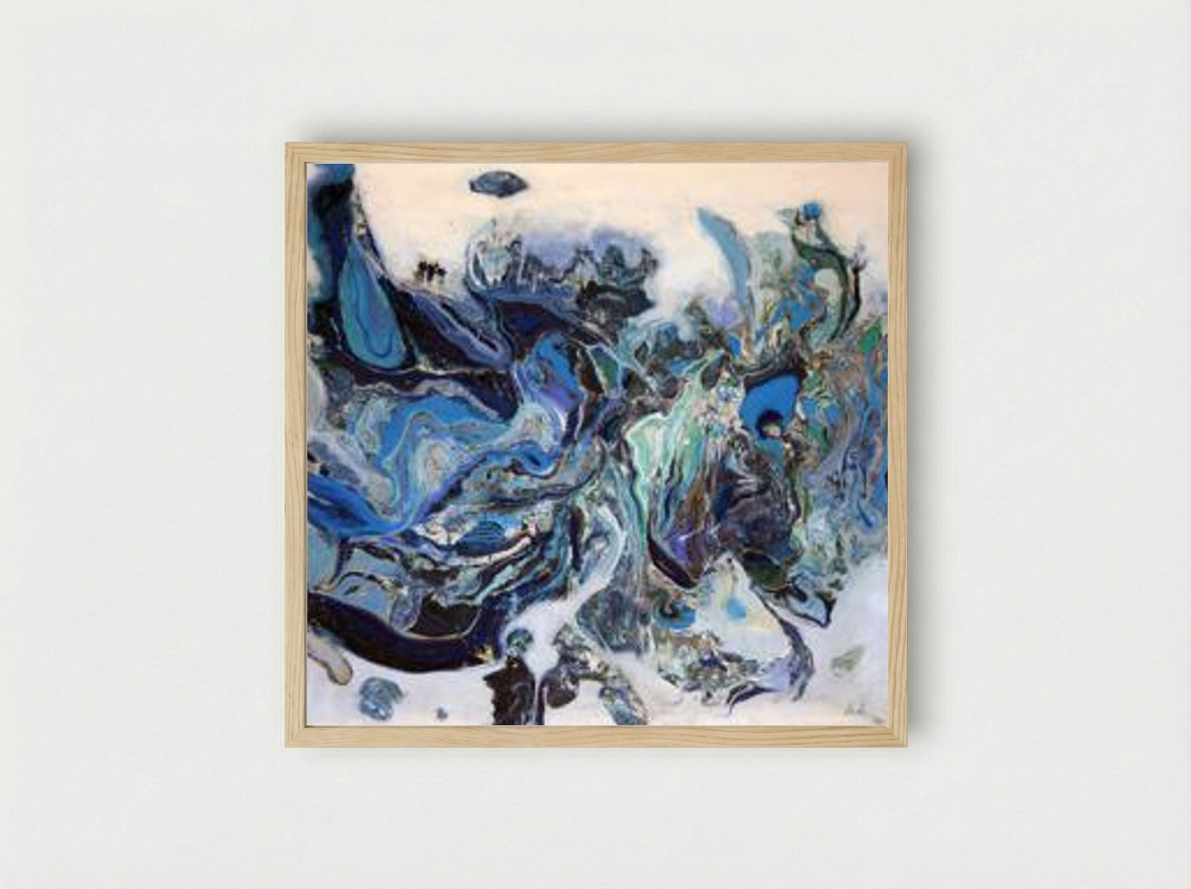 Dynamic Universe I - Romul Nutiu - Framed Print Wood