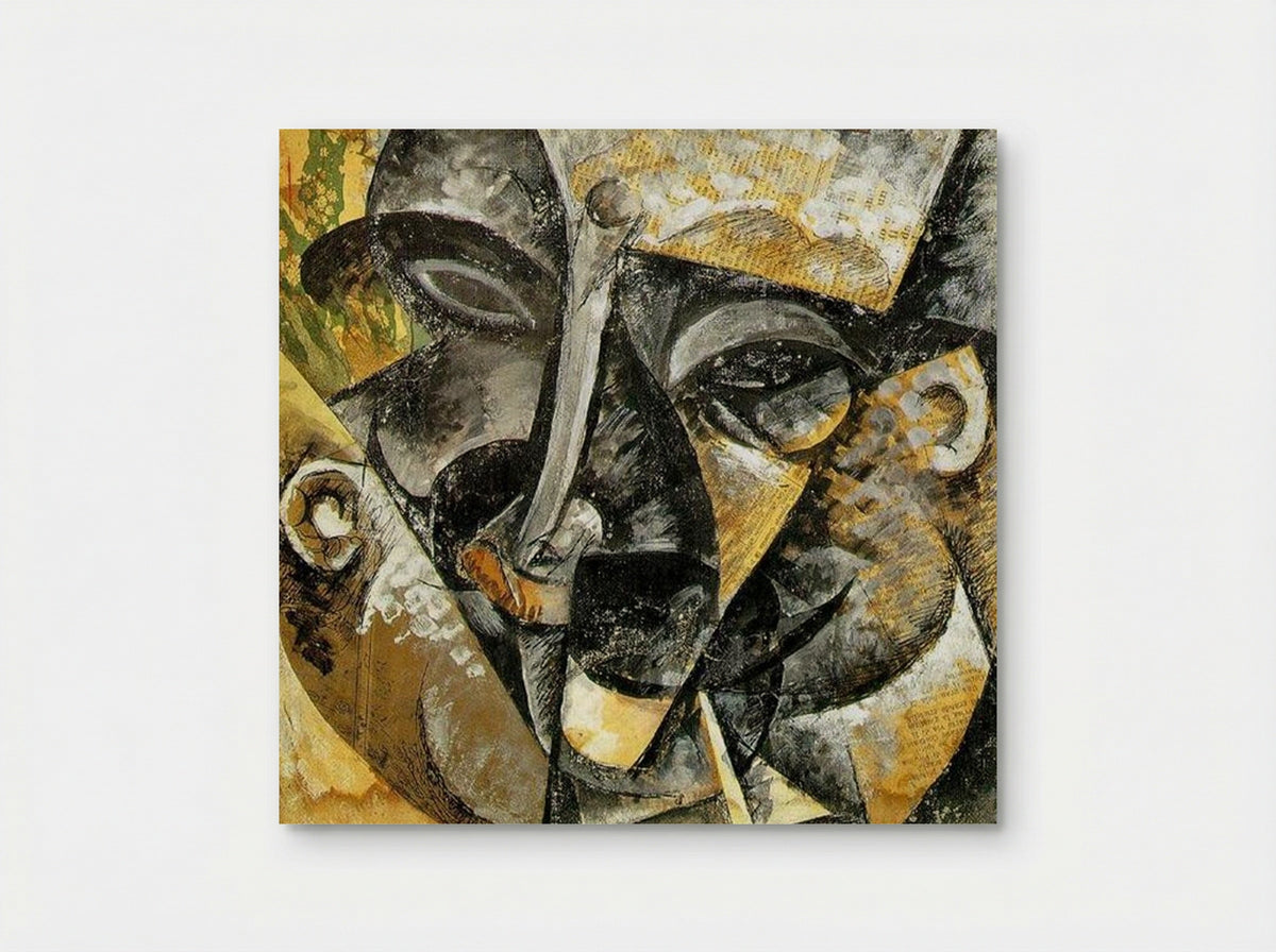 Dynamism of a Man's Head - Umberto Boccioni - Poster
