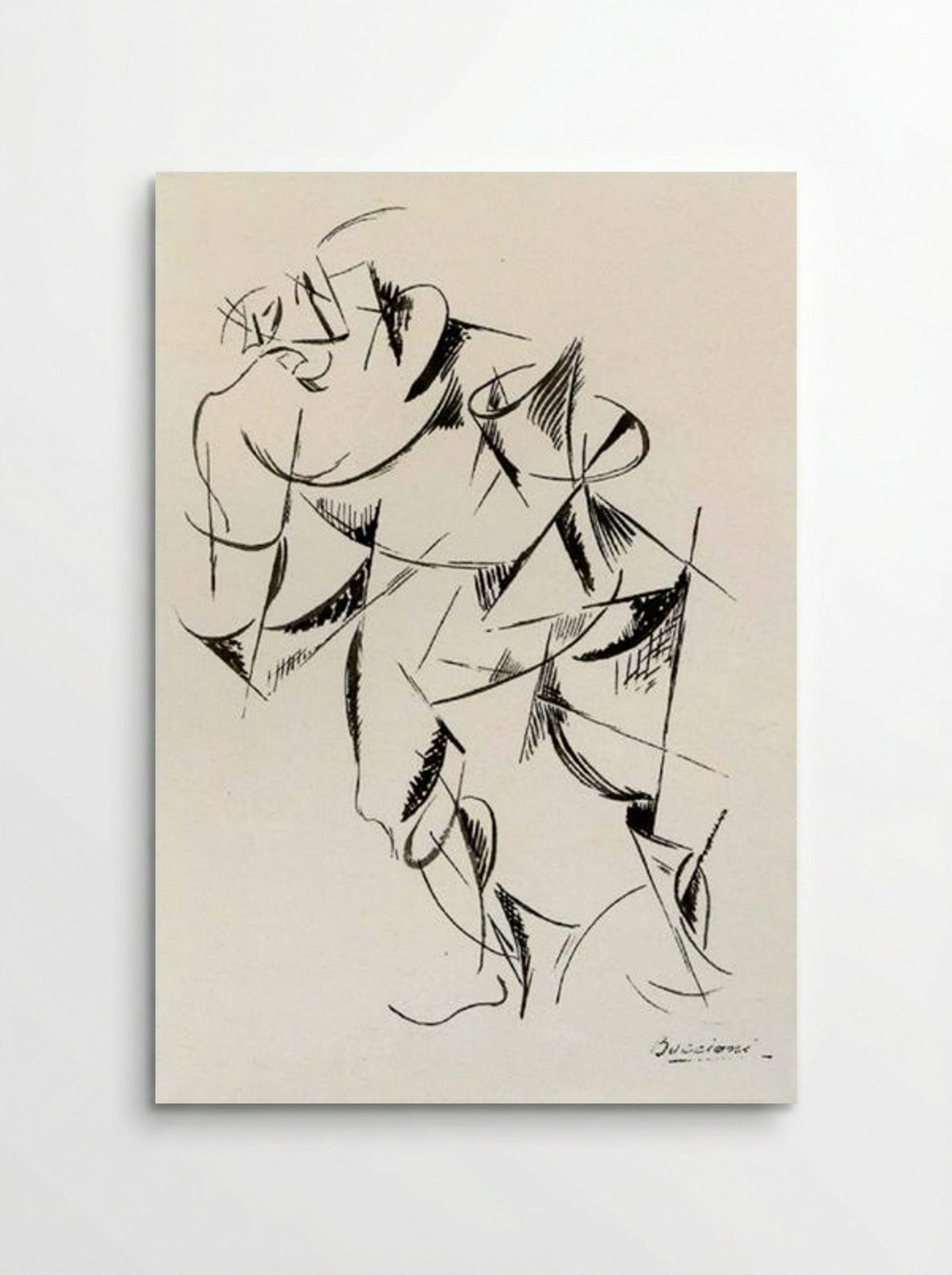 Dynamism of the Human Body: Boxer - Umberto Boccioni - Poster