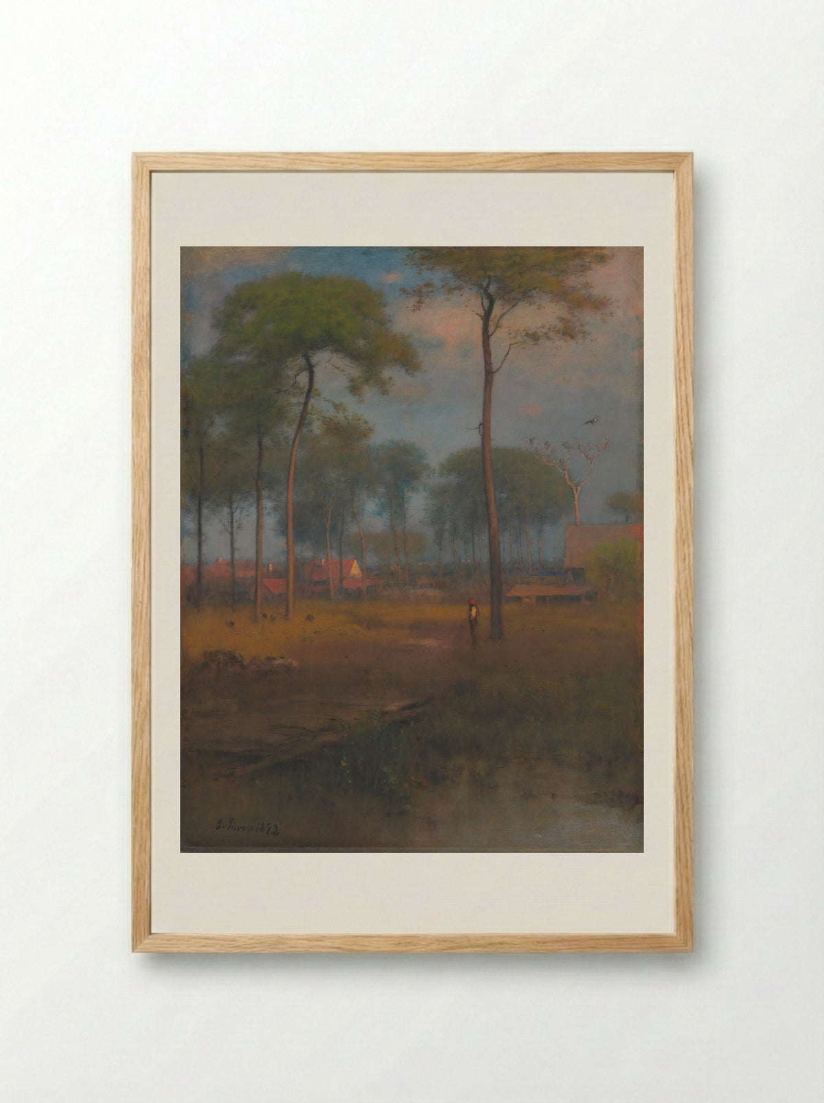 Early Morning, Tarpon Springs - George Inness - Framed Print Wood
