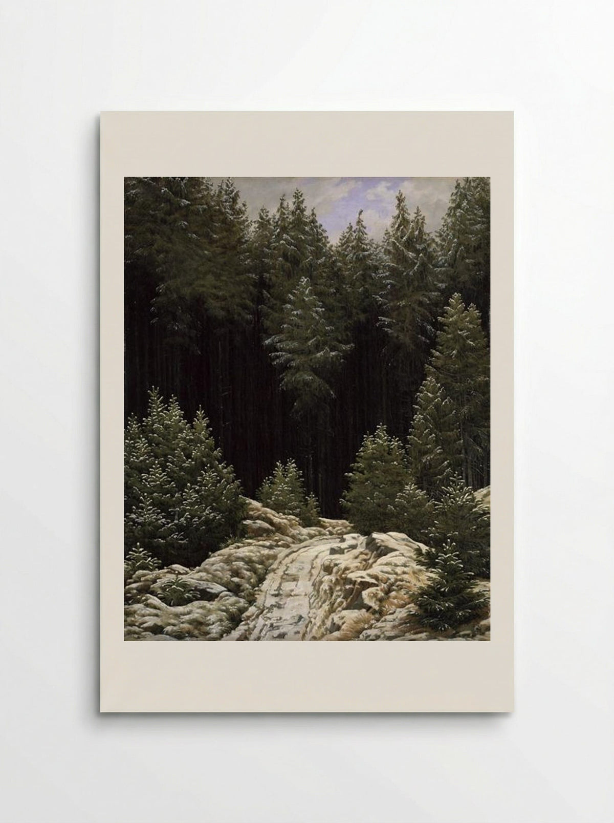 Early Snow - Caspar David Friedrich - Poster