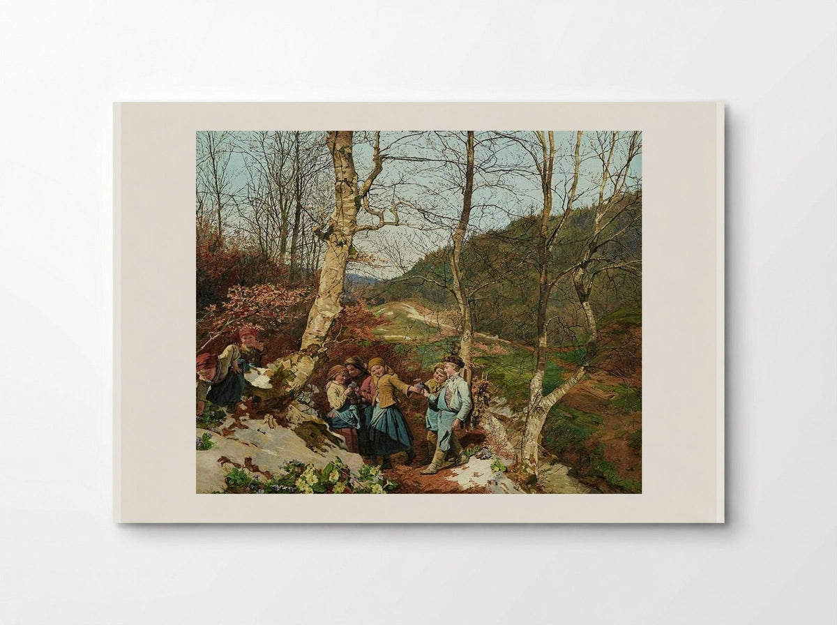 Early Spring in the Vienna Woods - Ferdinand Georg Waldmüller - Poster