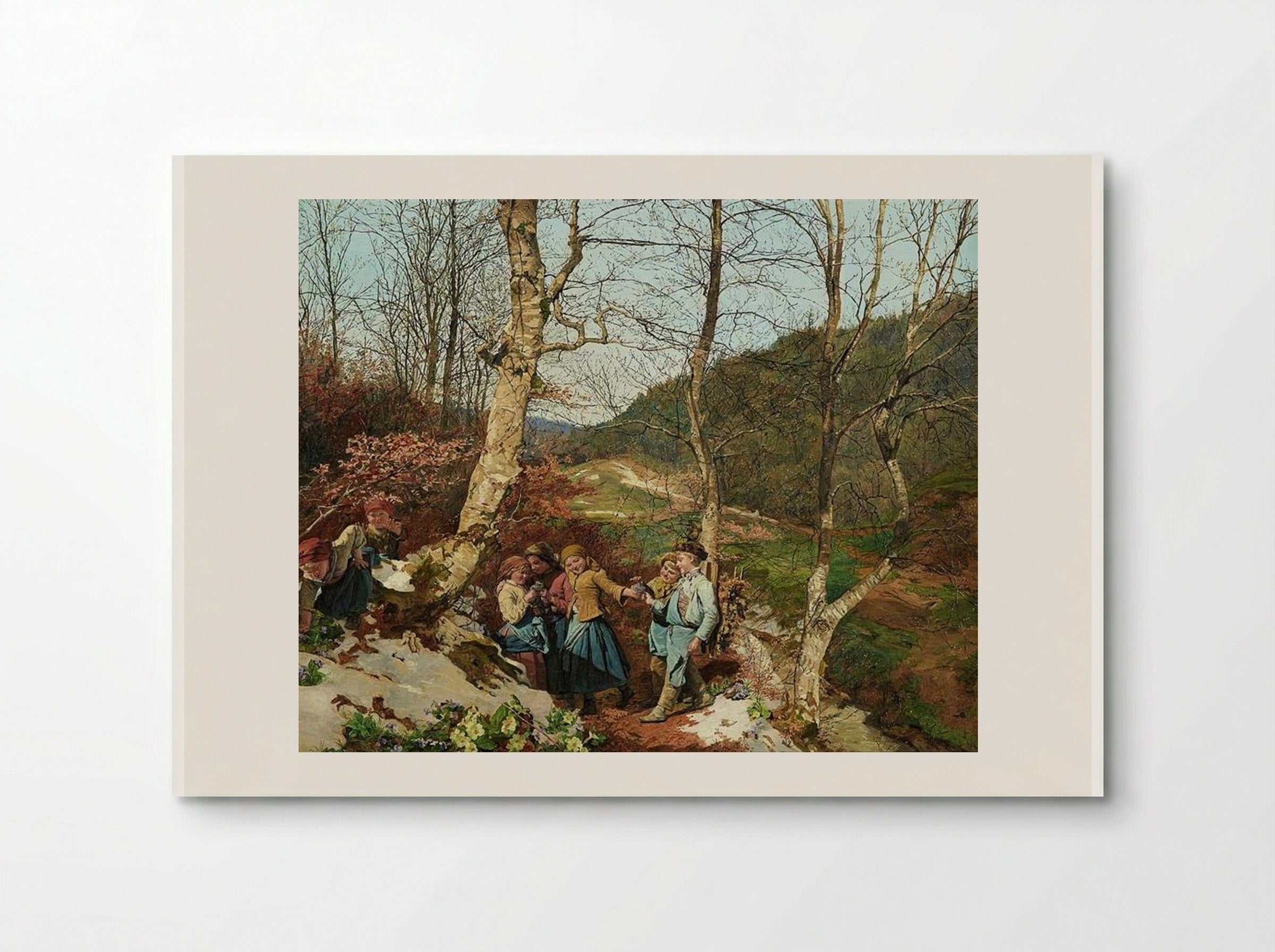 Early Spring in the Vienna Woods - Ferdinand Georg Waldmüller - Poster