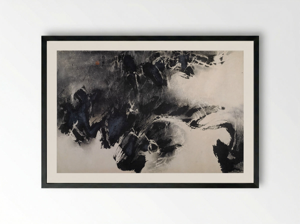 Early Spring - Liu Kuo-sung - Framed Print Black