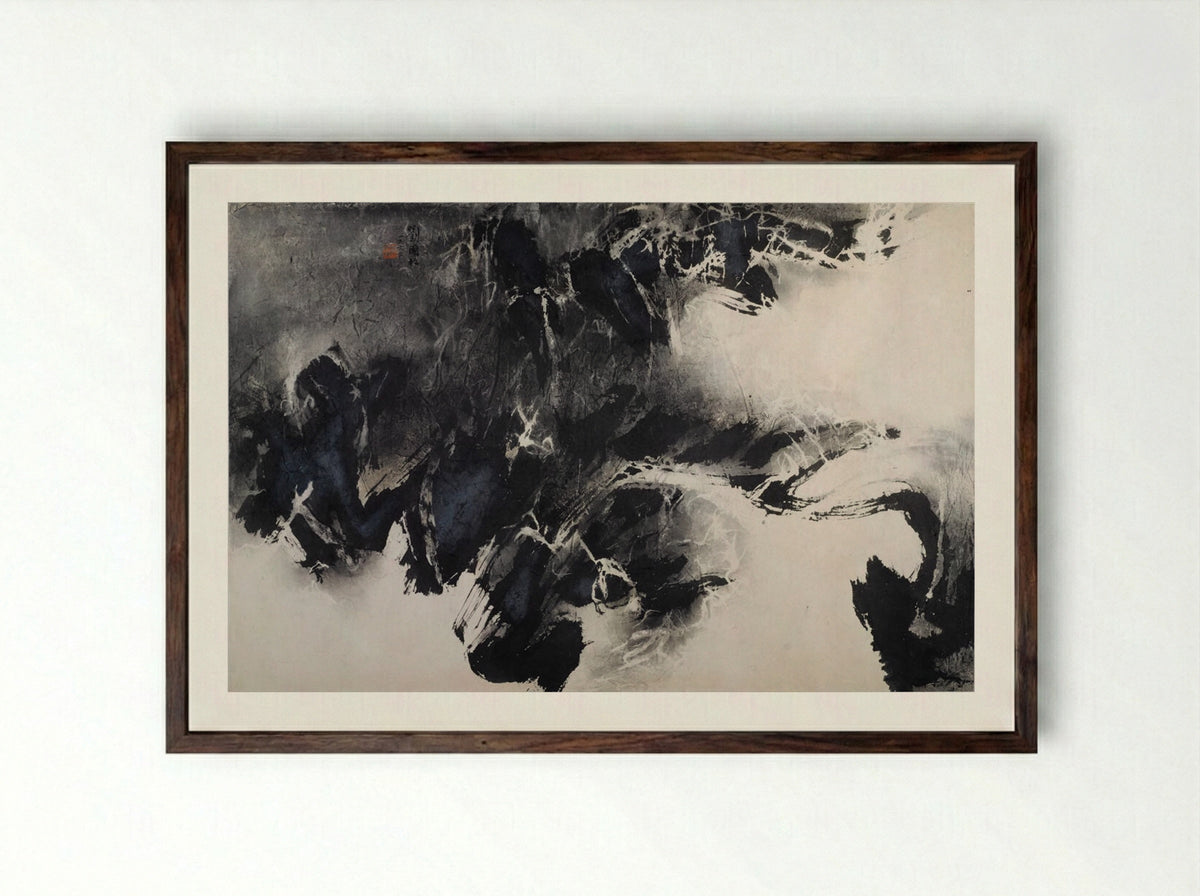 Early Spring - Liu Kuo-sung - Framed Print Dark Wood