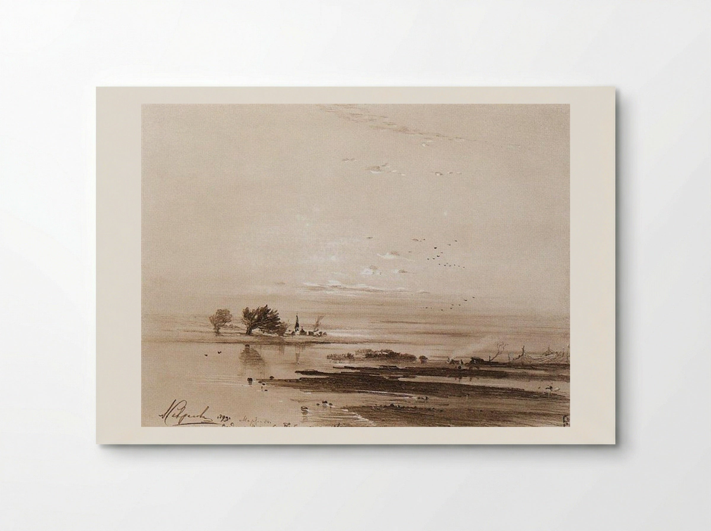 Early Spring. Flood - Aleksey Savrasov - Poster