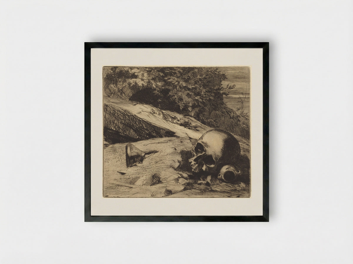 Earth - Jules Ferdinand Jacquemart - Framed Print Black