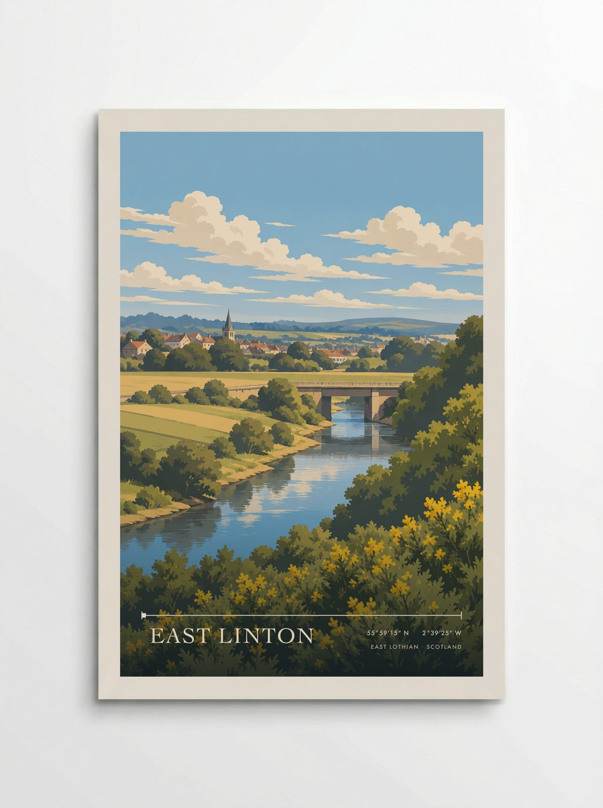 East Linton, East Lothian | Travel Poster - Poster