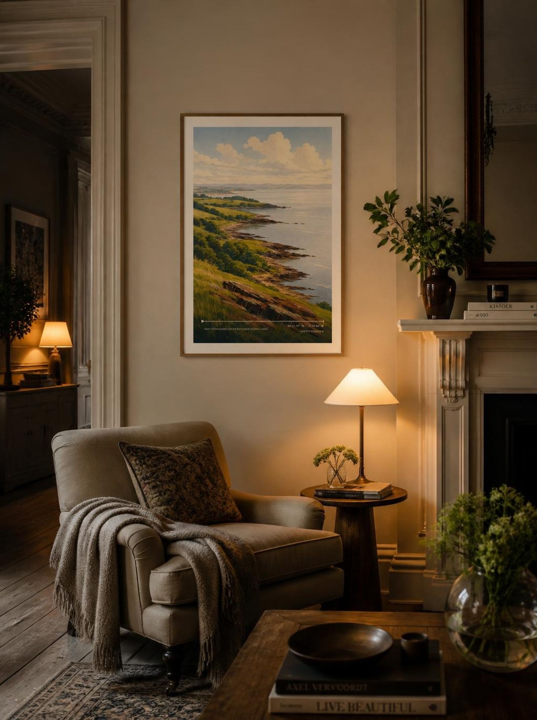 East Stewartry Coast National Scenic Area United Kingdom Travel Poster - Lifestyle