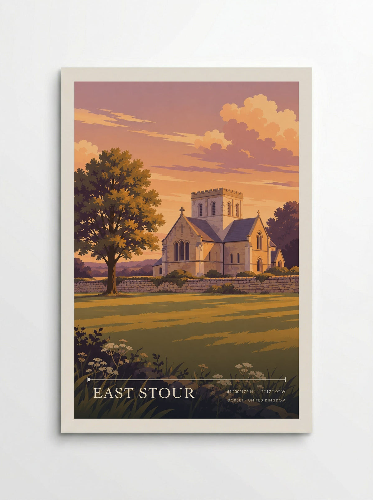 East Stour, Dorset | Travel Poster - Poster