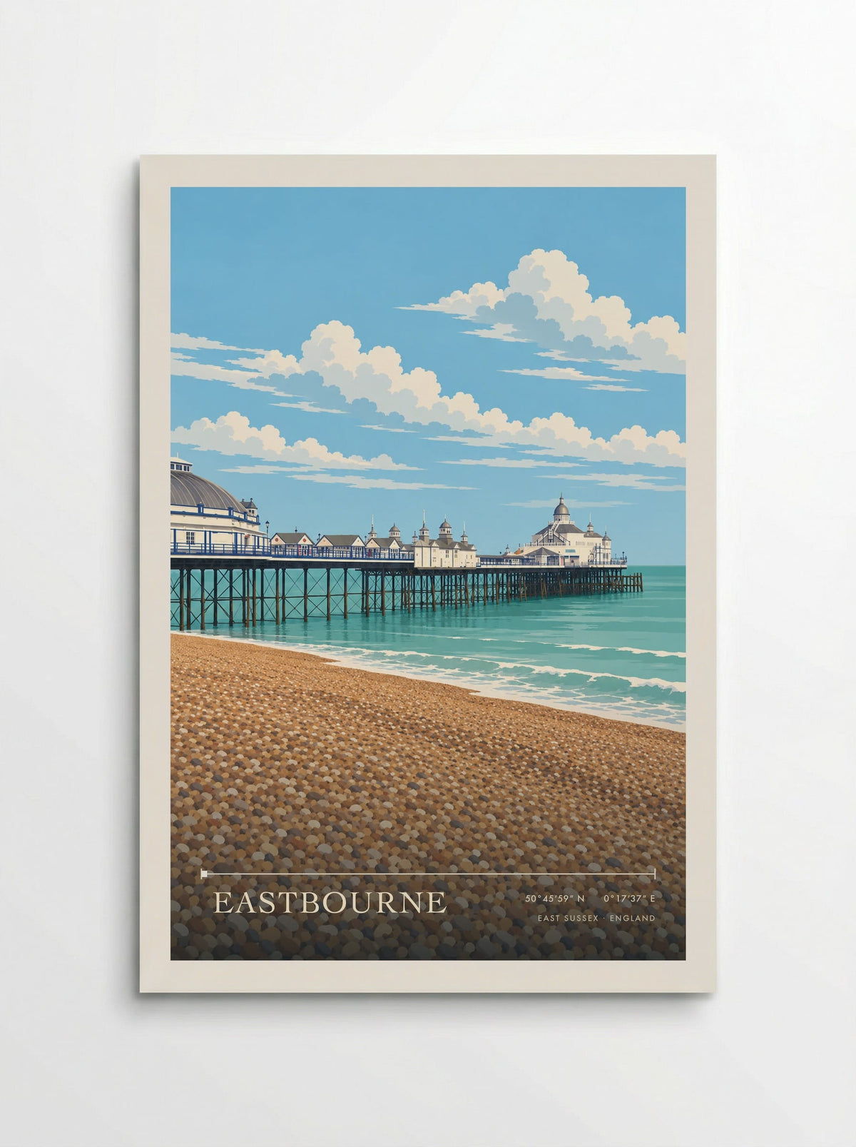 Eastbourne, East Sussex | Travel Poster - Poster