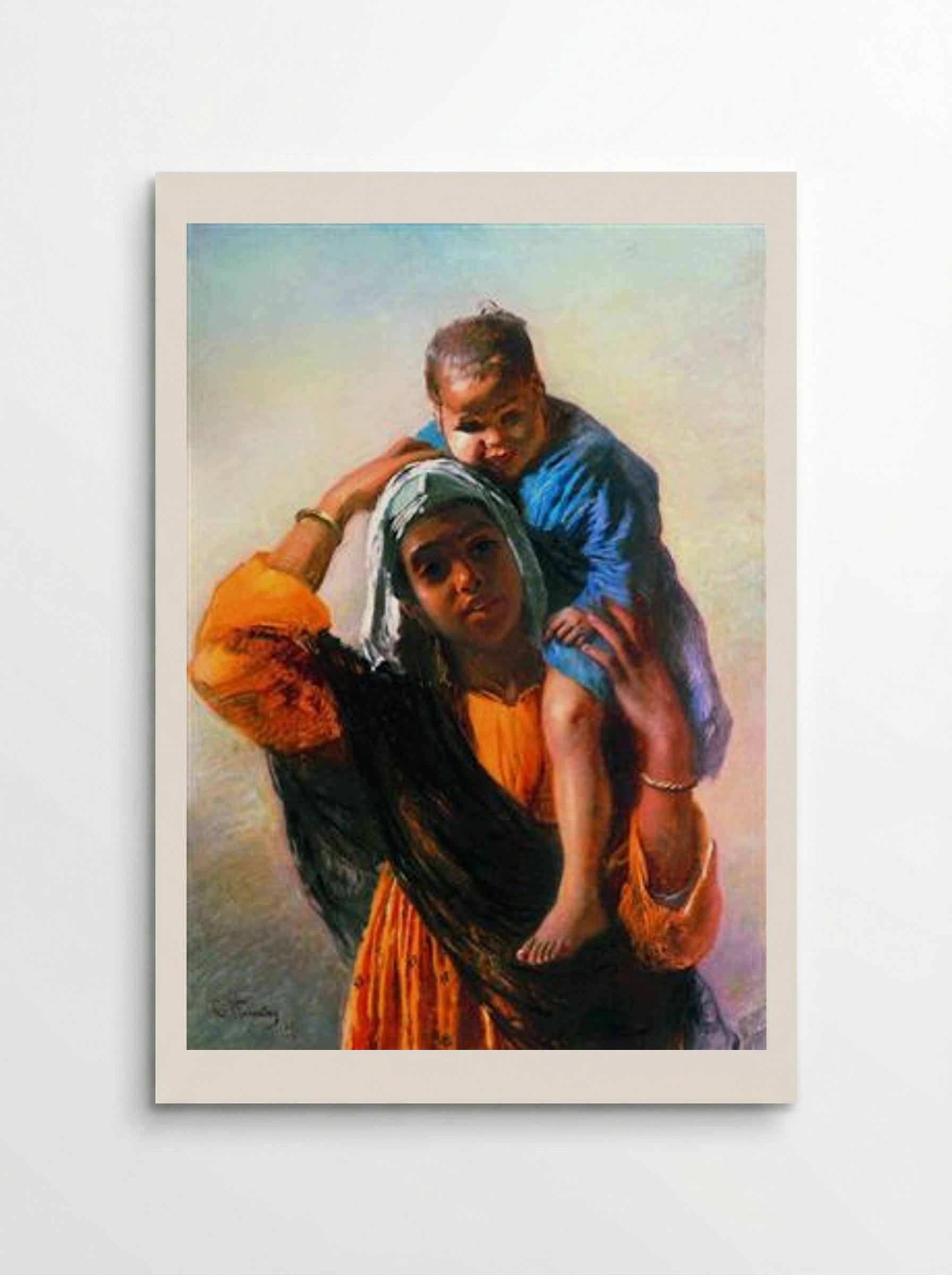 Eastern Woman with a Child - Konstantin Makovsky - Poster