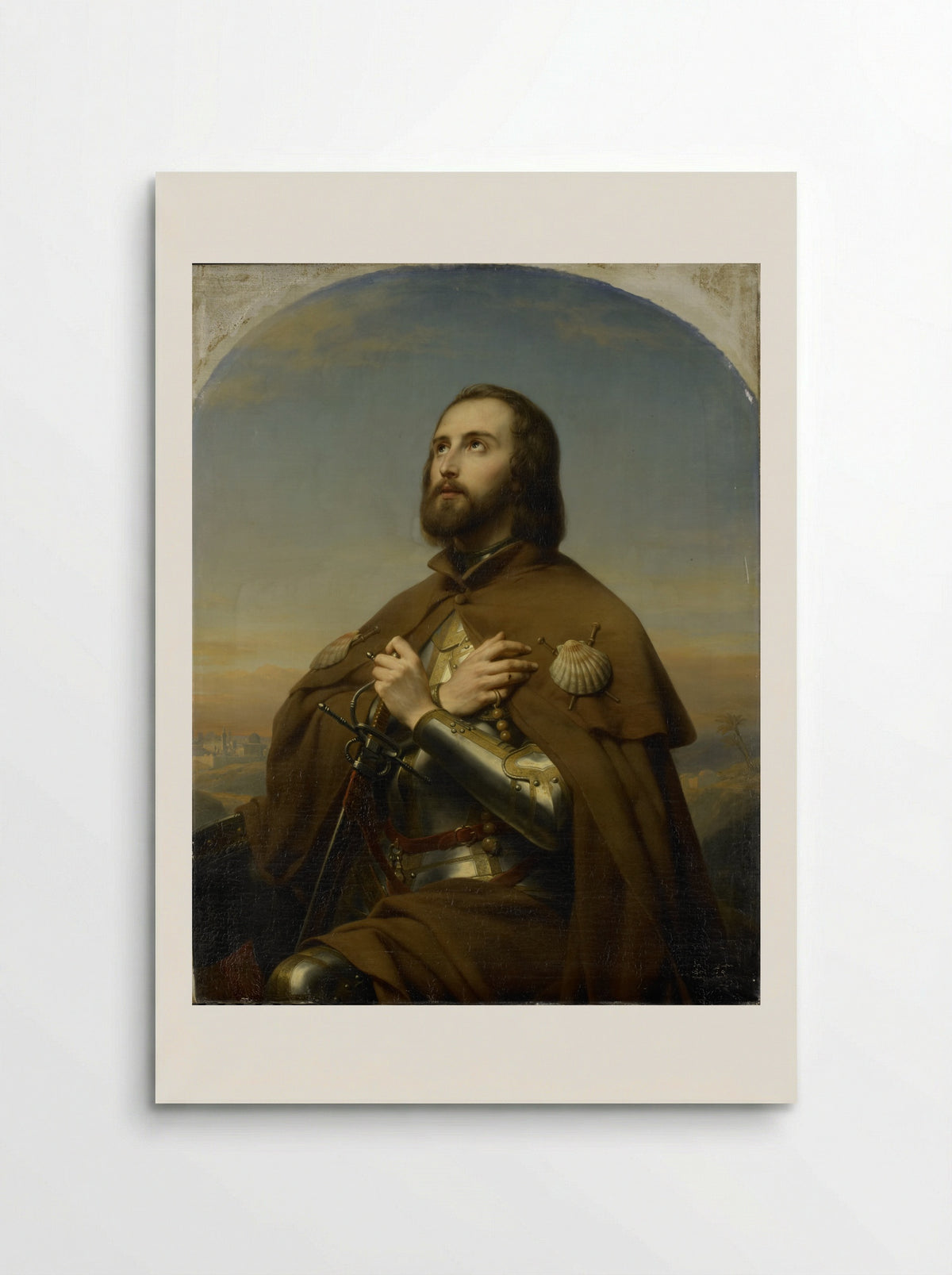 Eberhard, Duke of Württemberg as a Pilgrim in the Holy Land - Nicaise De Keyser - Poster