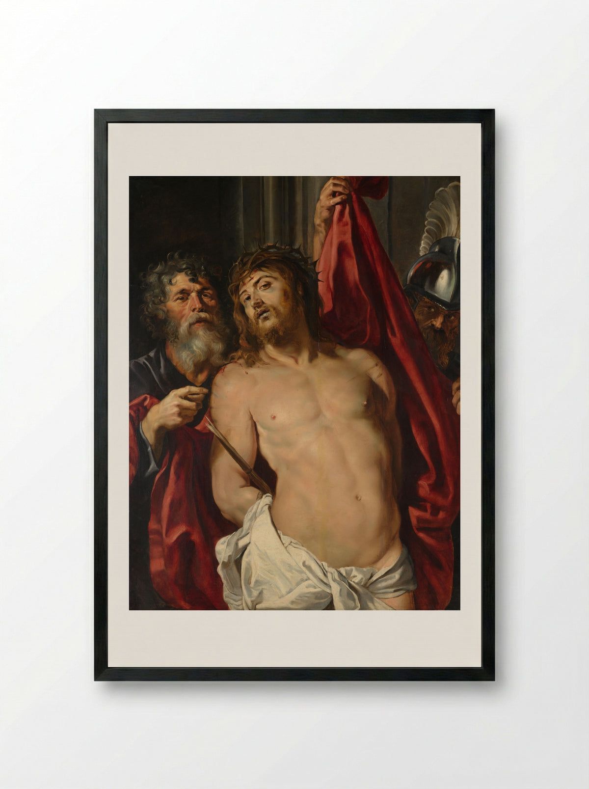 Ecce Homo - Woutherus Mol - Framed Print Black
