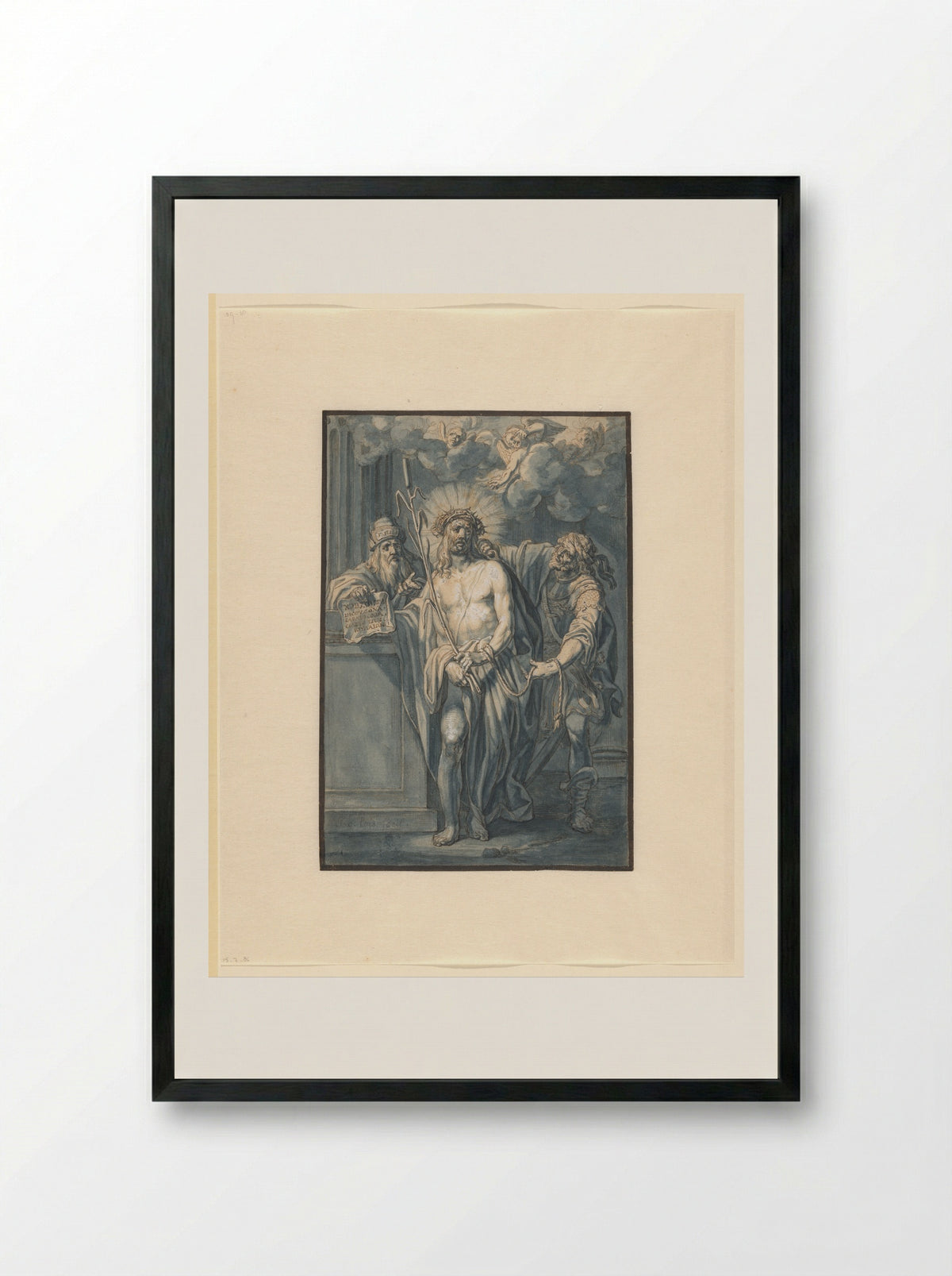 Ecce Homo - Jacob Lois - Framed Print Black