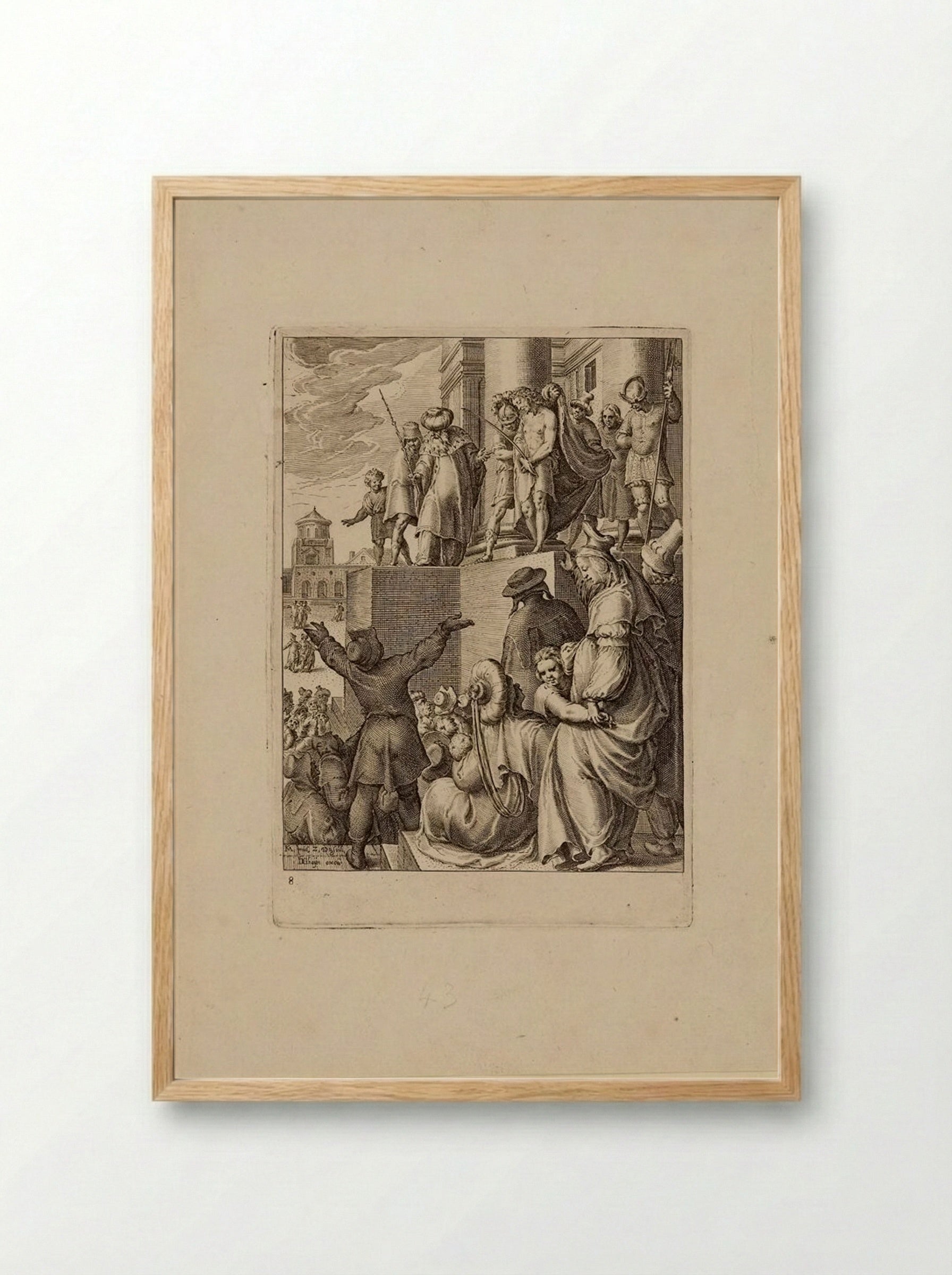 Ecce Homo - Zacharias Dolendo - Framed Print Wood