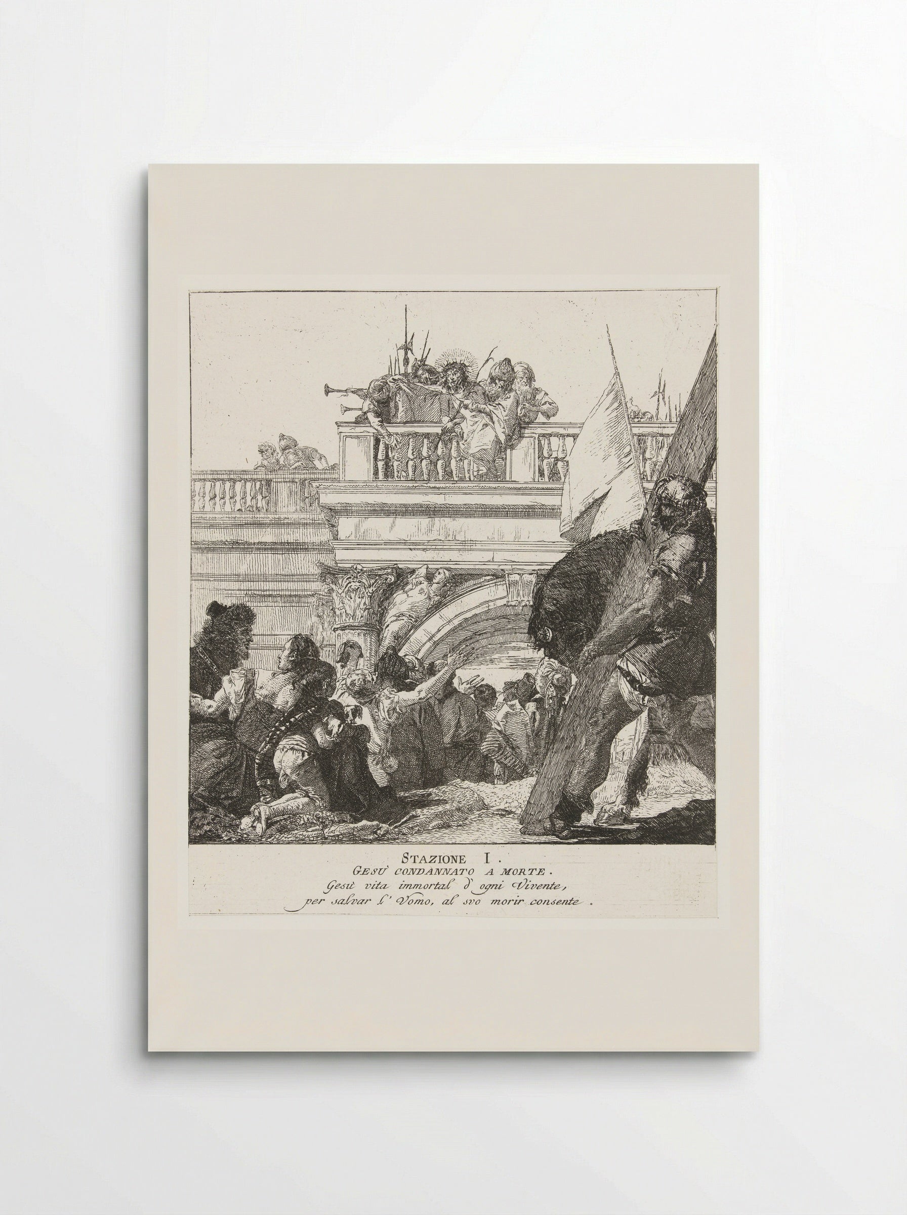 Ecce Homo - Giovanni Domenico Tiepolo - Poster